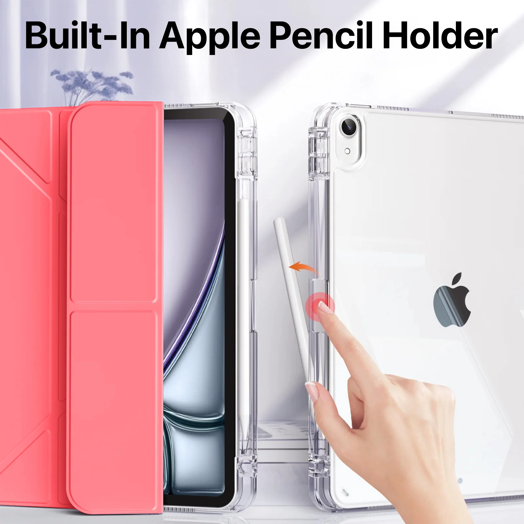 Vaku Luxos ® TRANSLUVO Y-FOLD iPad (A16) 11th/10th Generation (2025/2022) Free-Angle Viewing with Adjustable Stand Case - Image 9