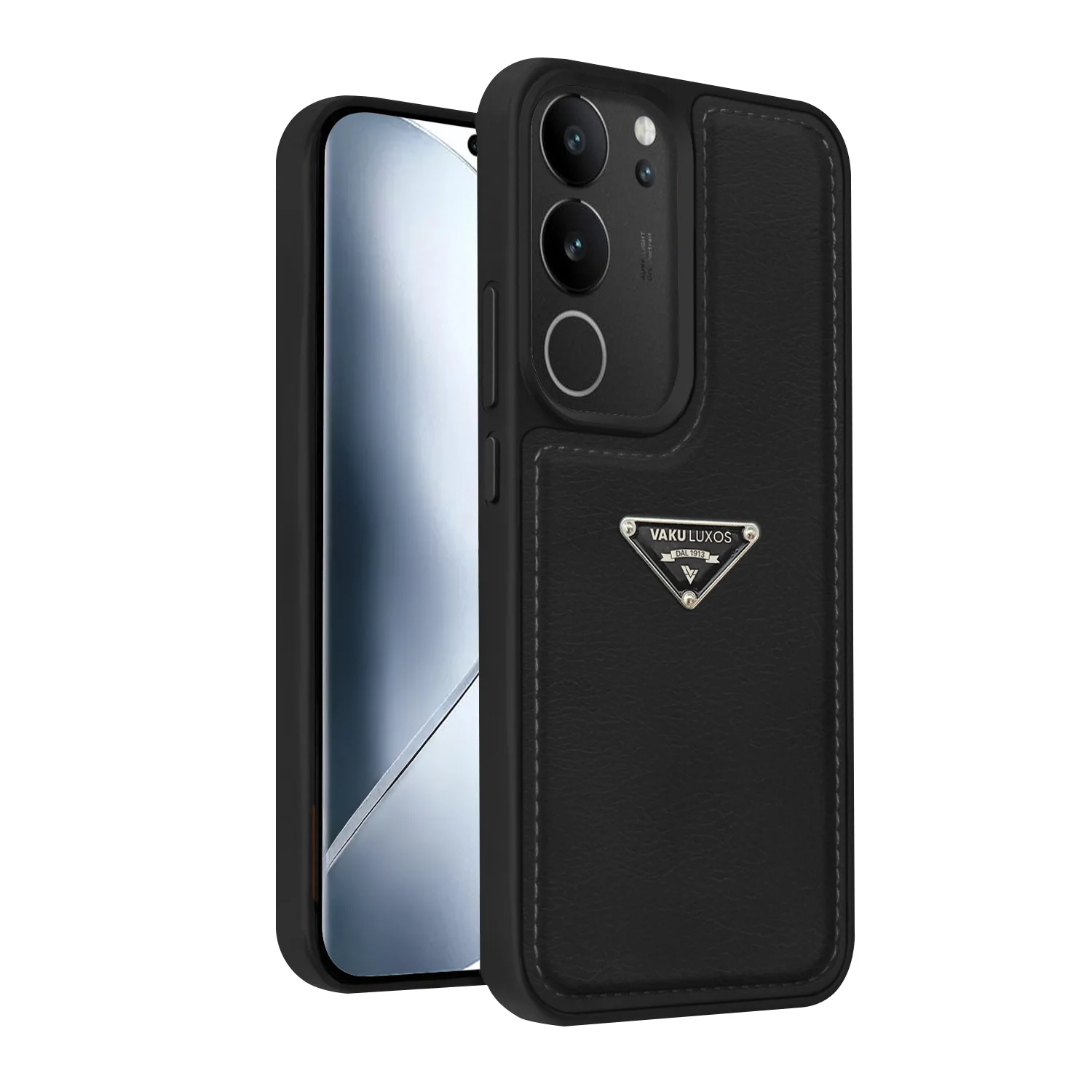 Vaku Luxos ® Vivo V29 Pro 5G Nyxen Premium Leather Stitched Back Cover