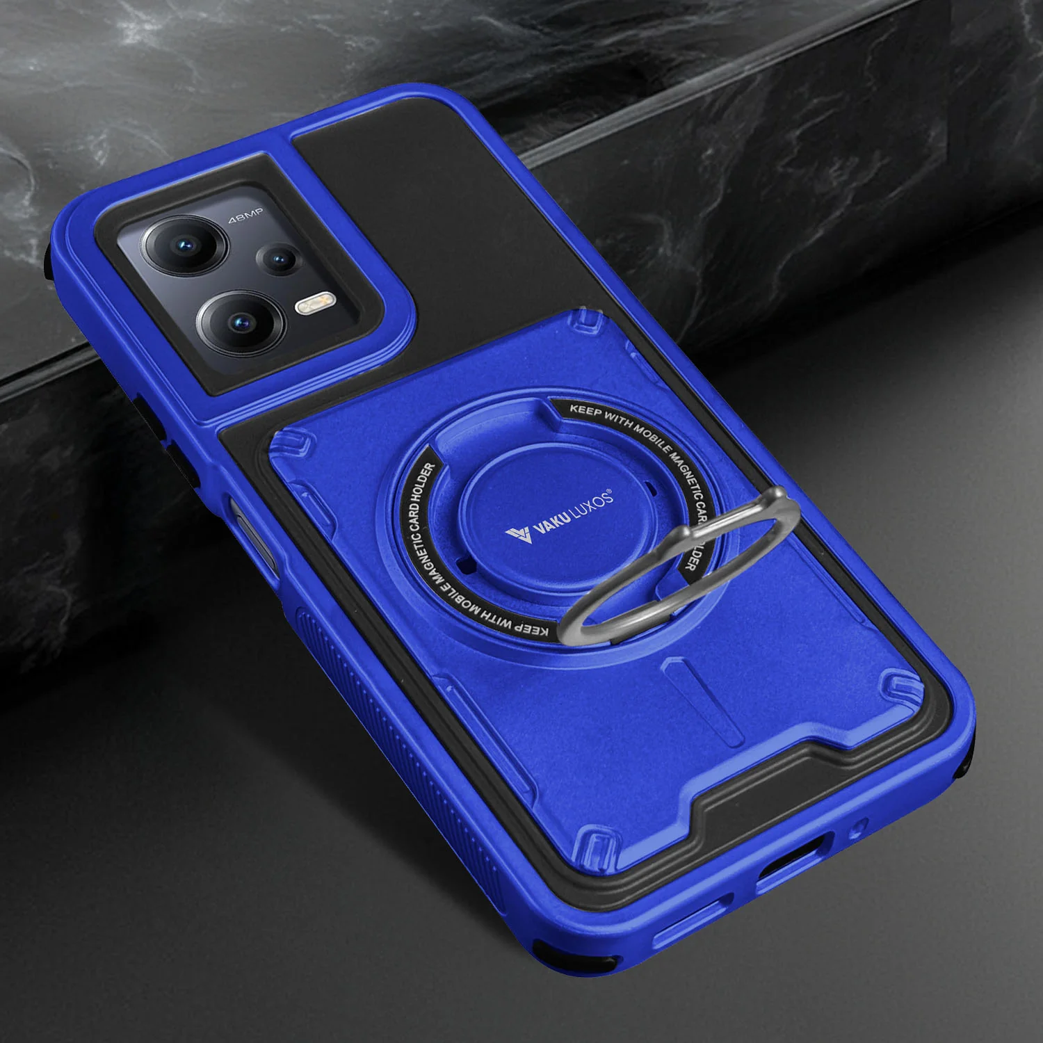 Vaku Luxos ® Xiaomi Redmi Note 12 Pro Axion Armor Military Grade Protective Back Cover - Image 8