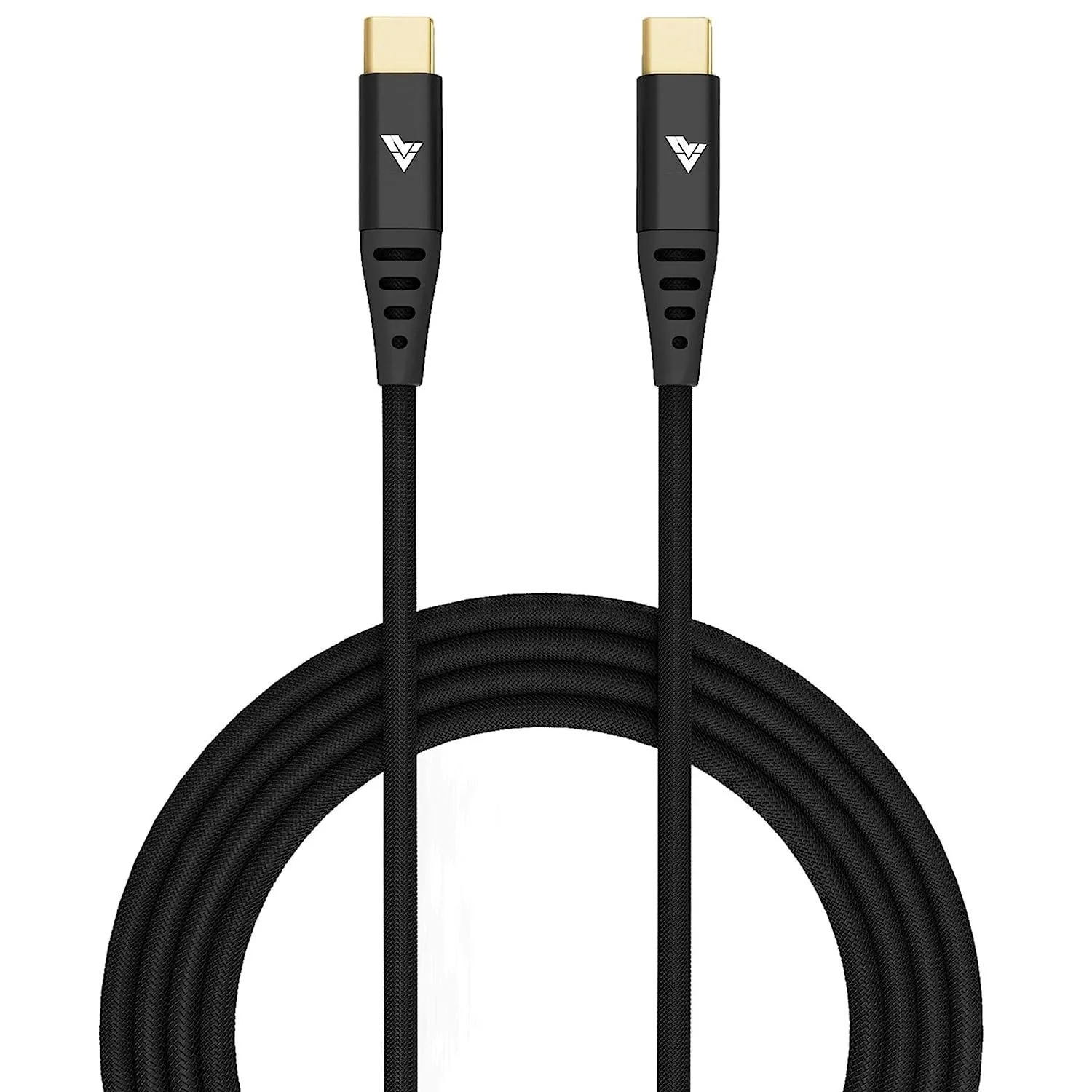 Vaku Luxos ® Duratuf Gold Plated 65W Type C to Type C Fast Charging Cable - Image 2