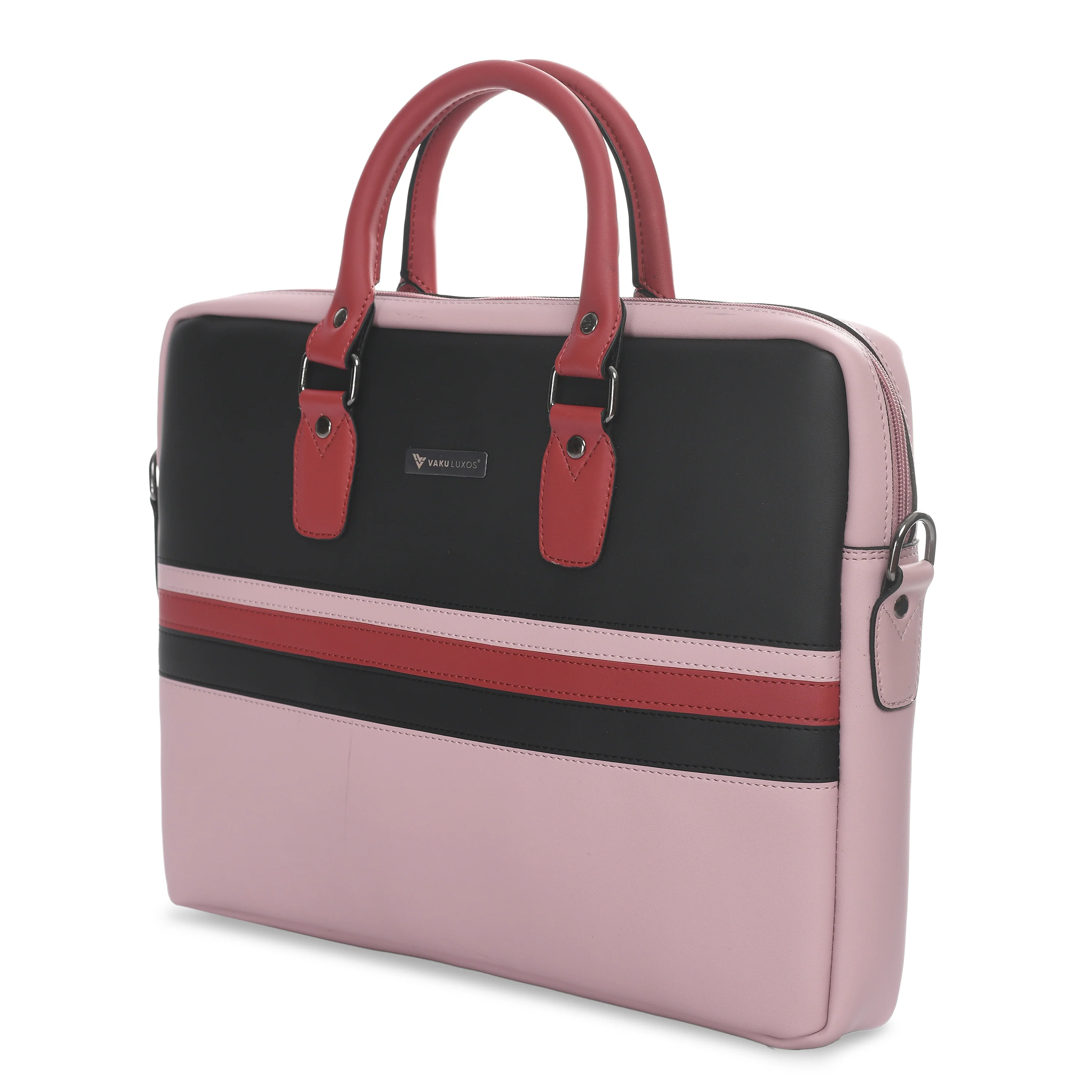 Vaku Luxos® MILAN Stripey MacBook Sleeve with Strap highly durable Compatible for 13|14 Inch - Image 13