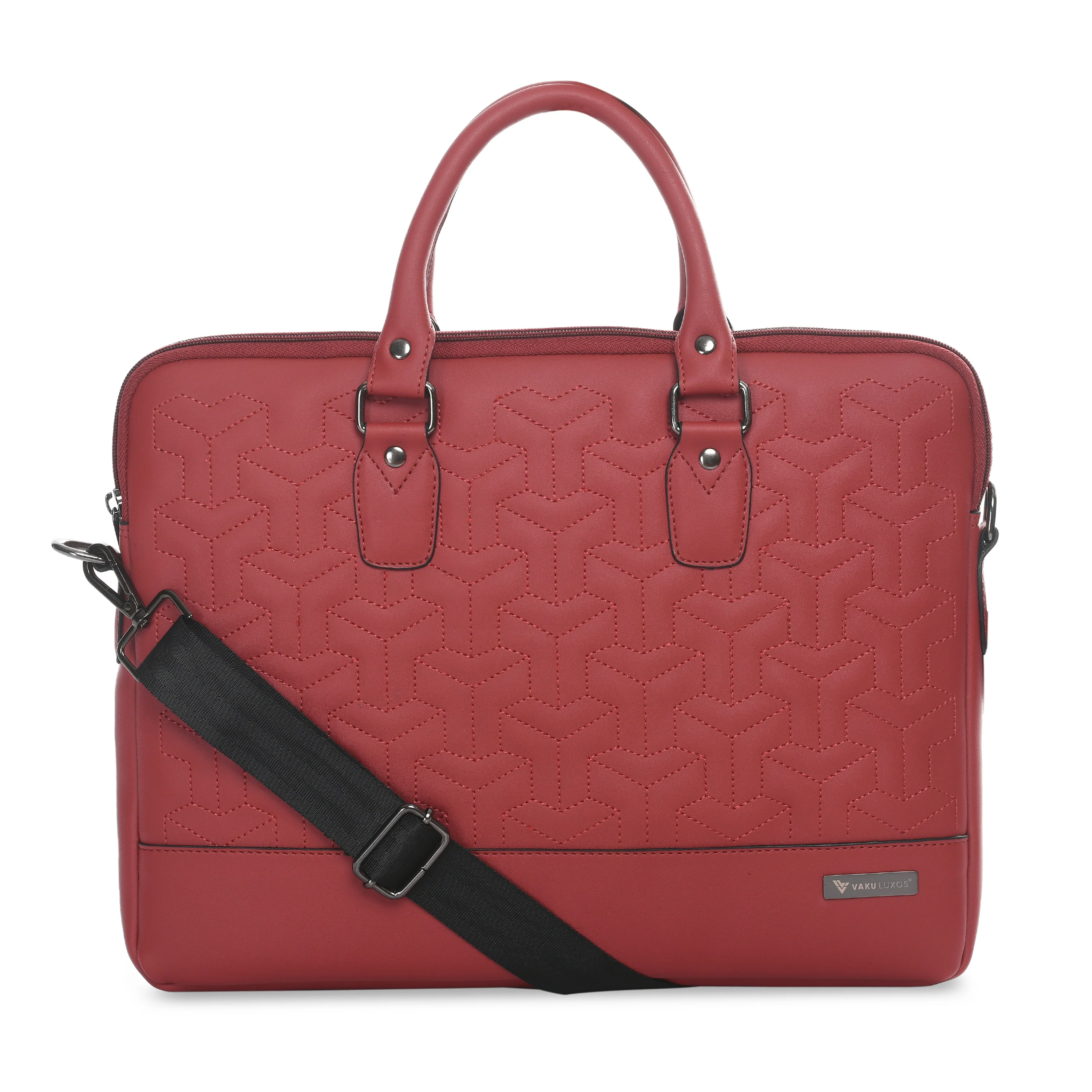 Vaku Luxos® MILAN Stripey MacBook Sleeve with Strap highly durable Compatible for 13|14 Inch - Image 14