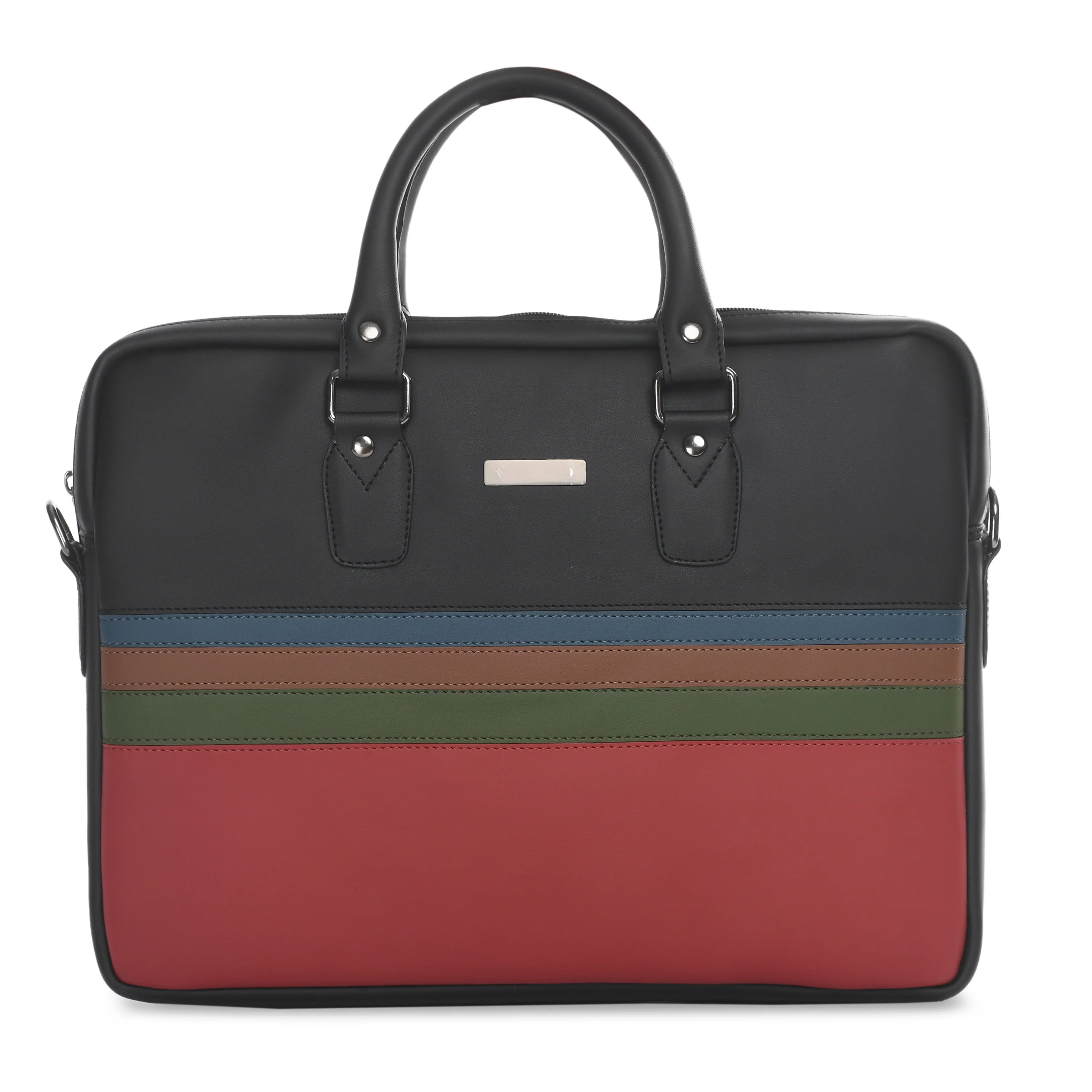 Vaku Luxos® MILAN Stripey MacBook Sleeve with Strap highly durable Compatible for 13|14 Inch - Image 20