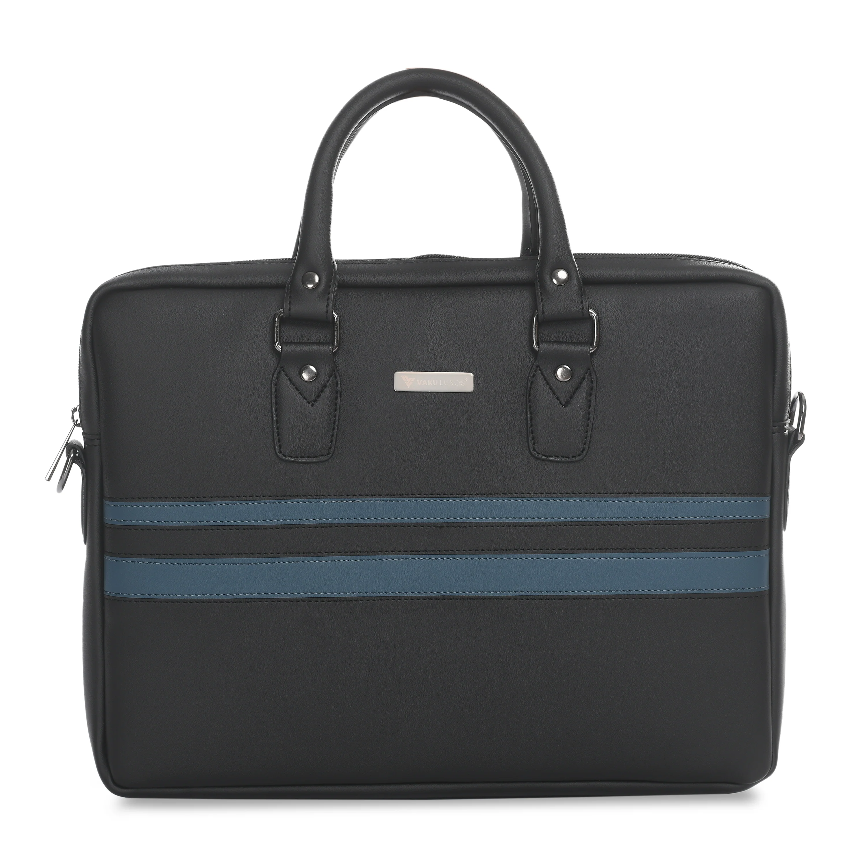 Vaku Luxos® MILAN Stripey MacBook Sleeve with Strap highly durable Compatible for 13|14 Inch - Image 23