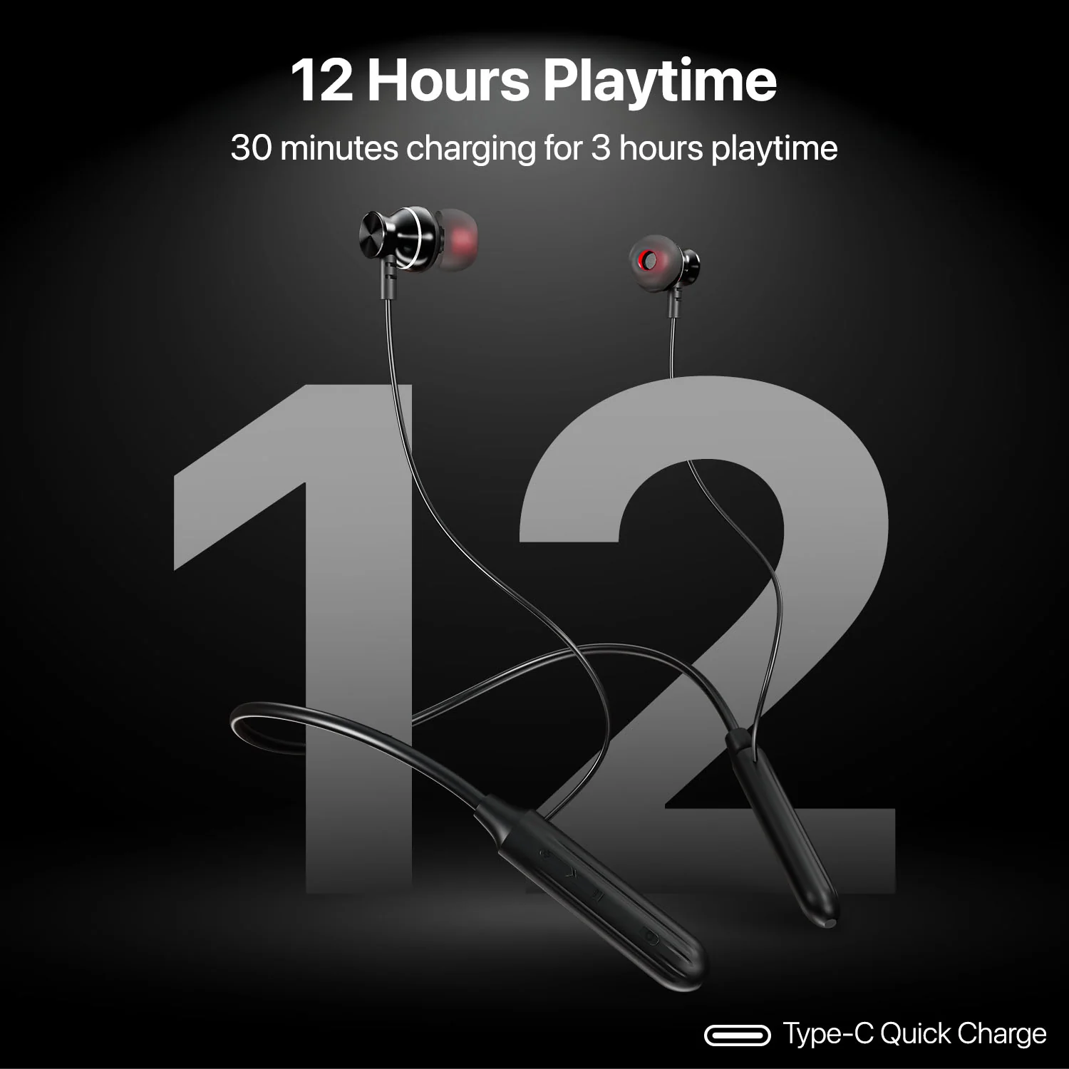 Vaku Luxos ® BeatriX Wireless Neckband Earphones - Image 2