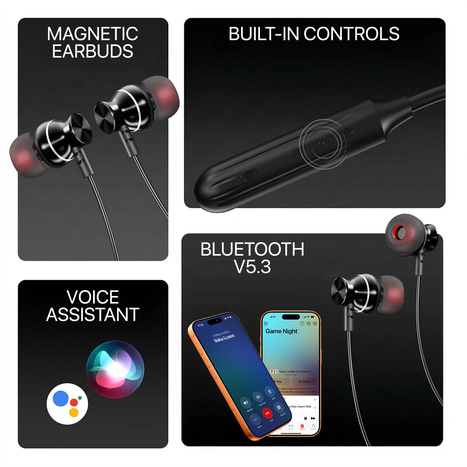 Vaku Luxos ® BeatriX Wireless Neckband Earphones - Image 5