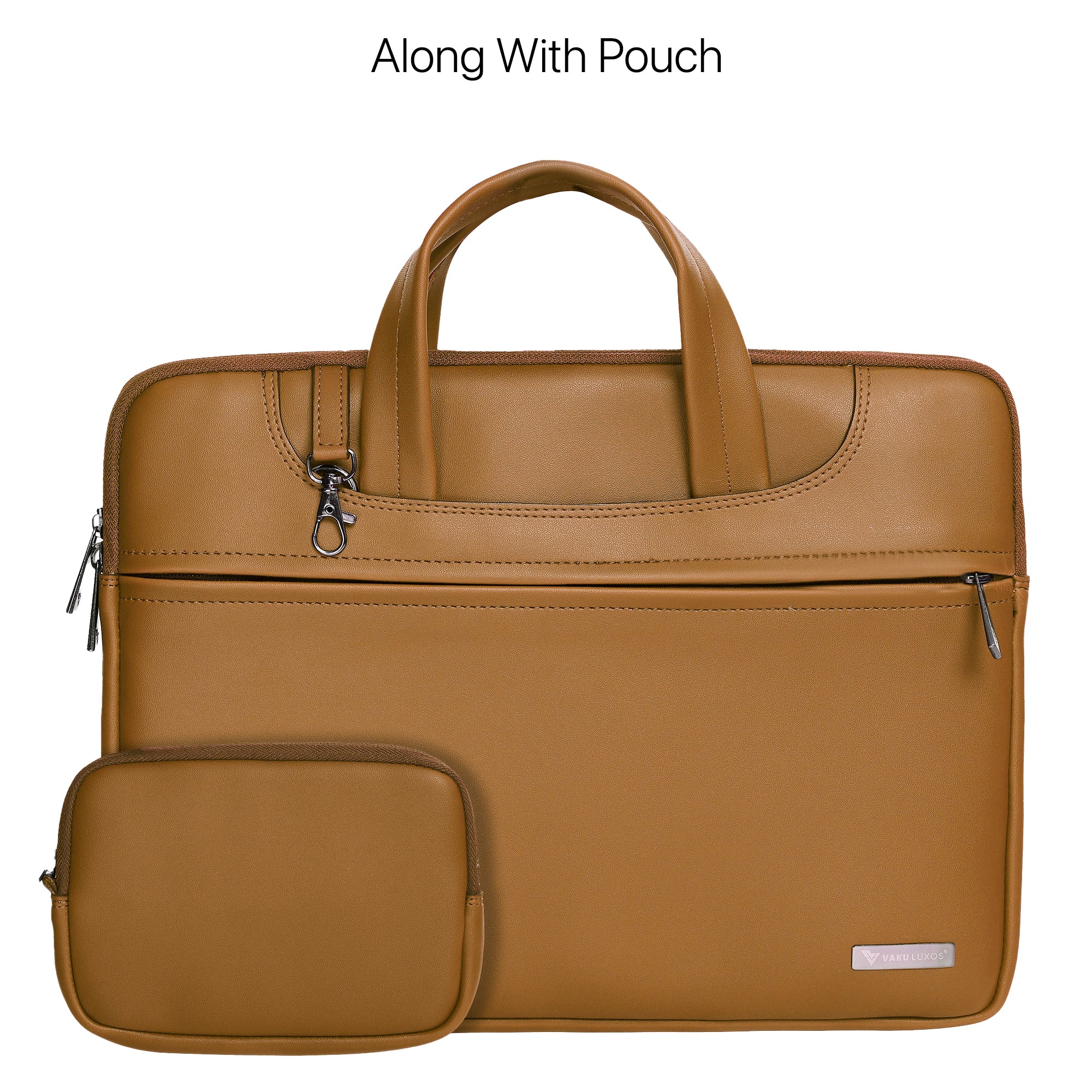 Vaku Luxos ® DA Italiano 14 inch Laptop Bag Premium Laptop Messenger Bag For Men and Women - Image 21