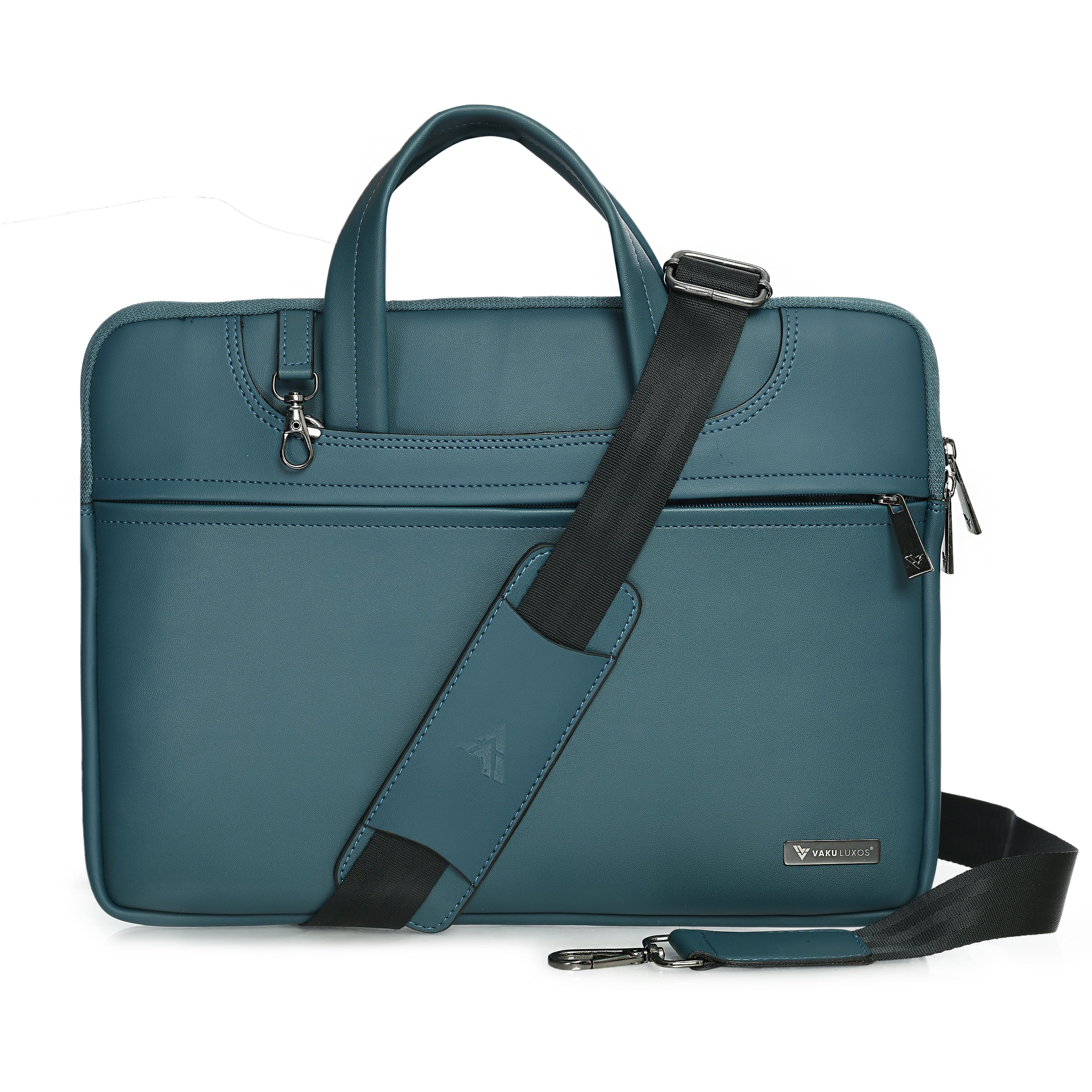 Vaku Luxos ® DA Italiano 14 inch Laptop Bag Premium Laptop Messenger Bag For Men and Women - Image 23