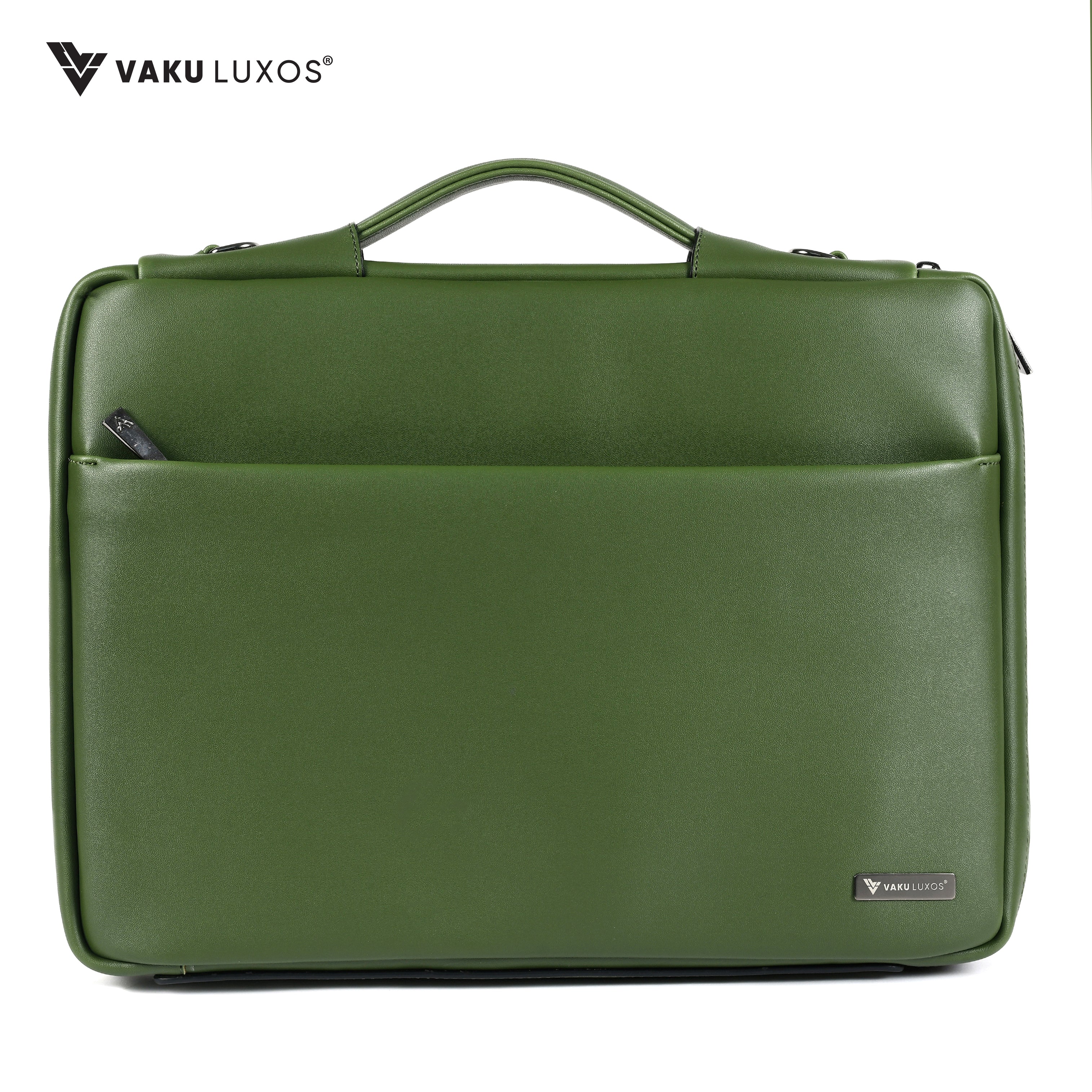 Vaku Luxos® DA VALENCIA Refined Leather Sleeve with Strap highly durable Compatilbe for Macbook 13"|16" - Image 17