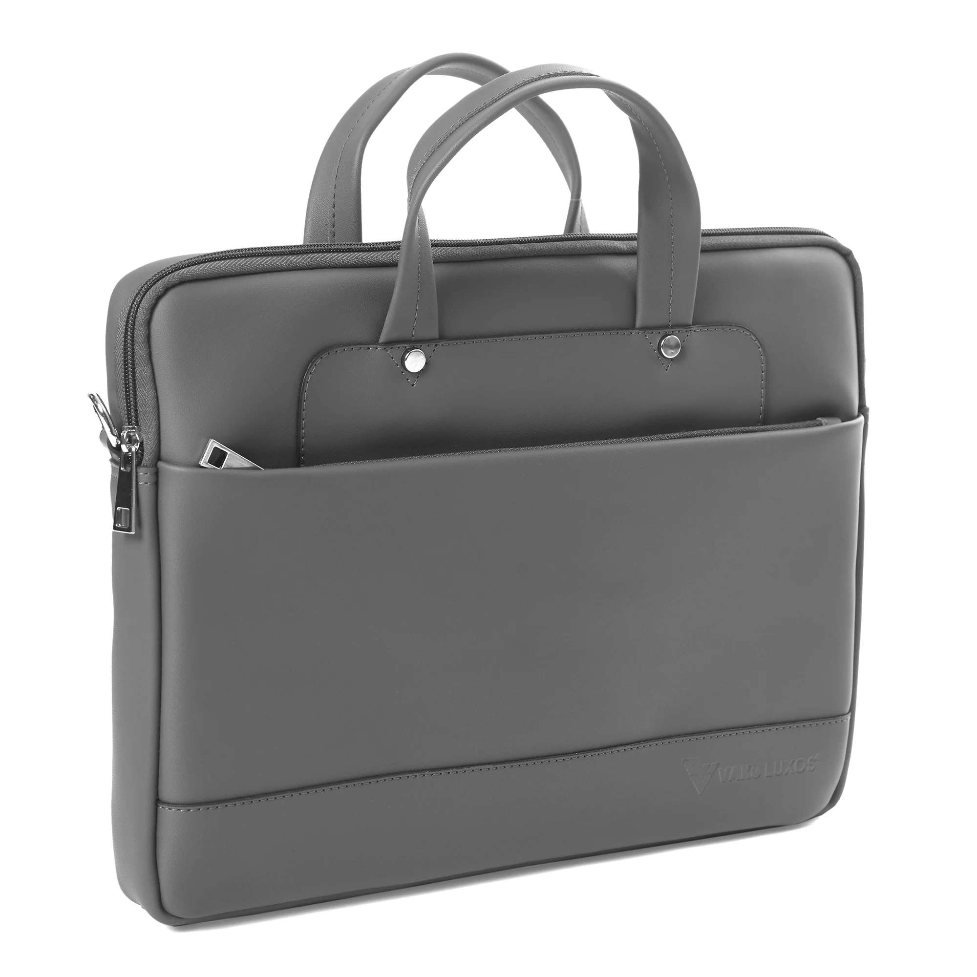 Vaku Luxos ® Fabino 14 inch Laptop Bag Premium Laptop Sleeve Messenger Bag - Image 17