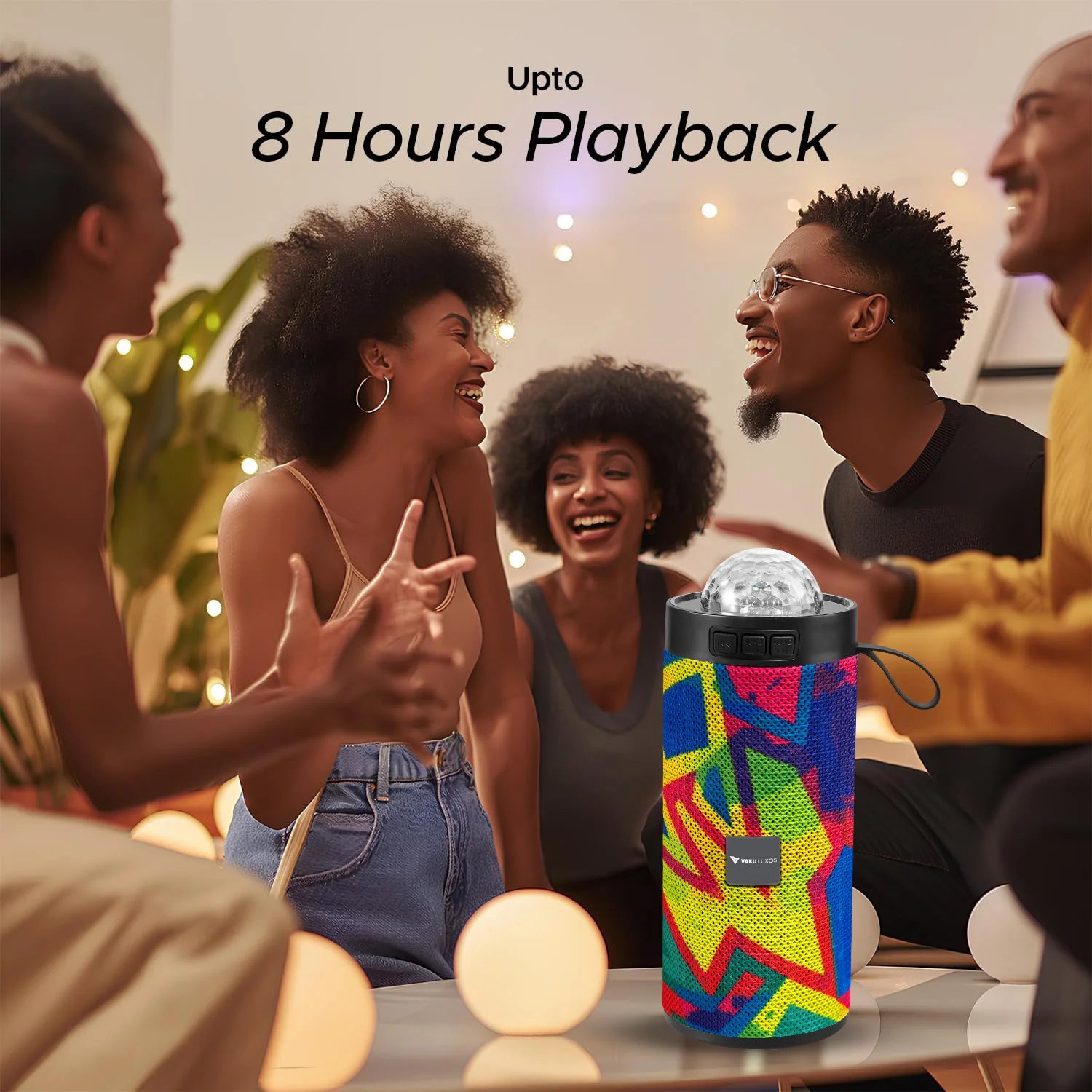 Vaku Luxos ® Groovio 15W Portable Bluetooth Party Speaker - Image 3