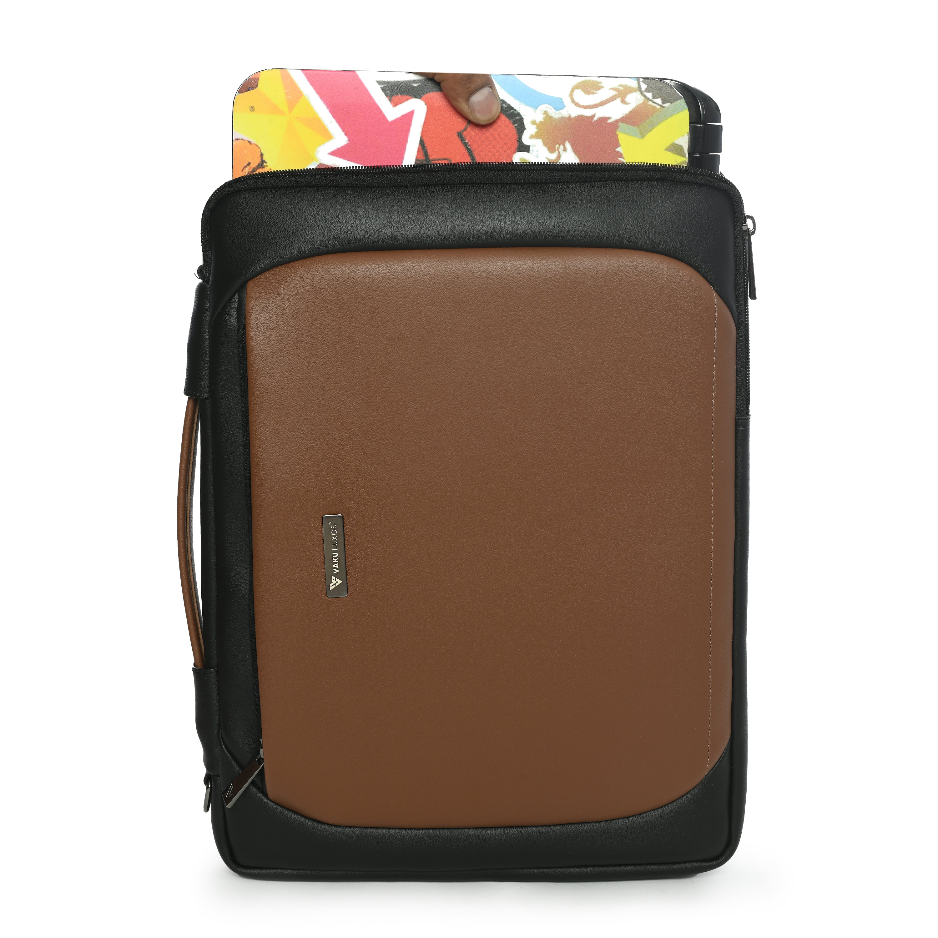 Vaku® La Romani 14 inch Laptop Bag Premium Laptop Messenger Bag For Men and Women - Image 7