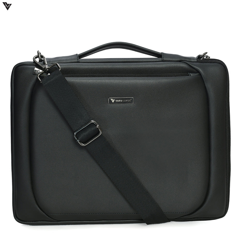 Vaku® La Romani 14 inch Laptop Bag Premium Laptop Messenger Bag For Men and Women - Image 8