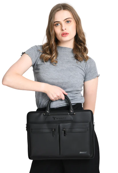 Vaku Luxos ® Marcella 16 inch Laptop Bag Sleeve Premium Messenger Bag - Image 6