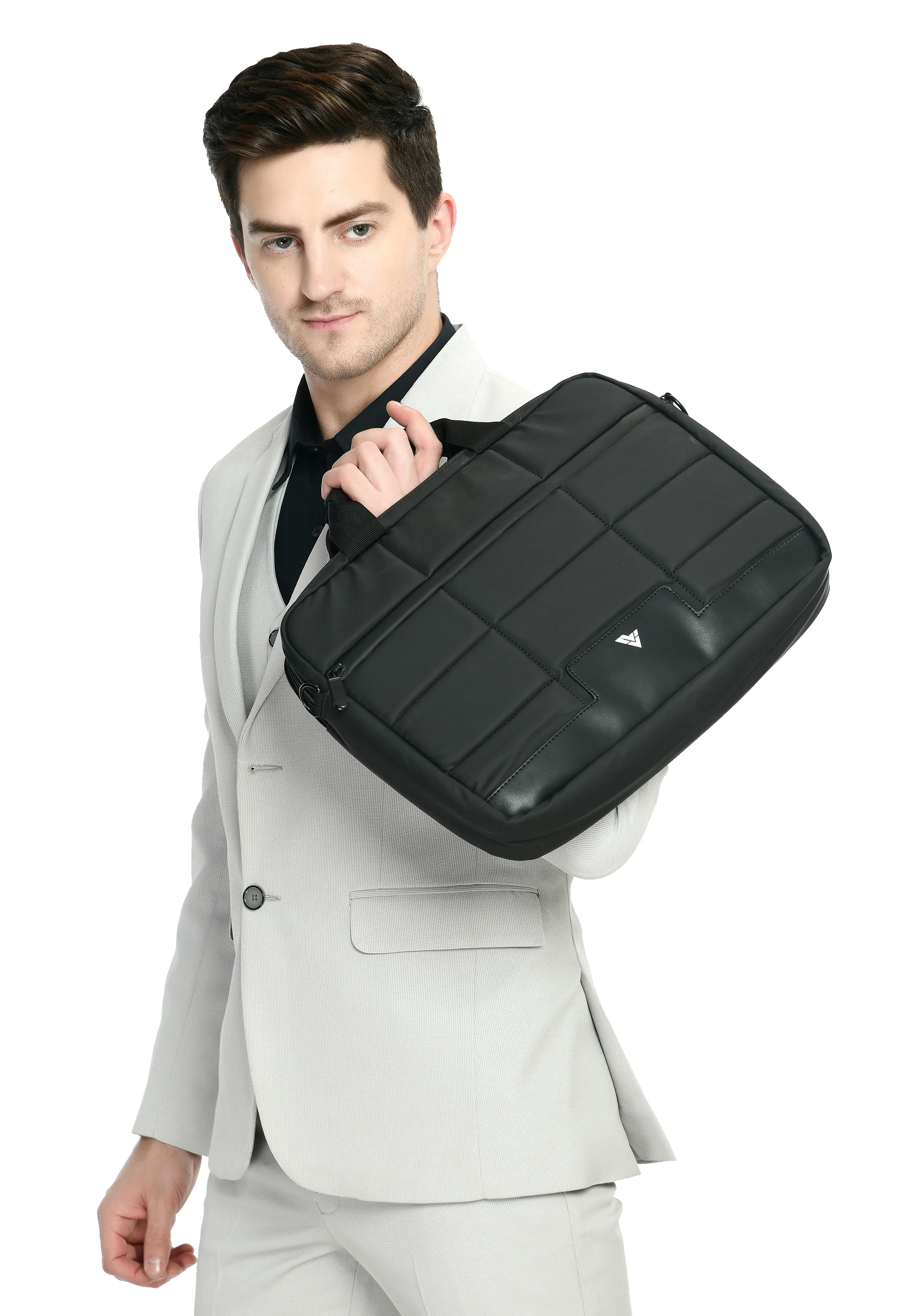 Vaku Luxos® MONTPELLIER Sleeve with Strap highly durable Compatilbe for Macbook 13|14" - Black - Image 8