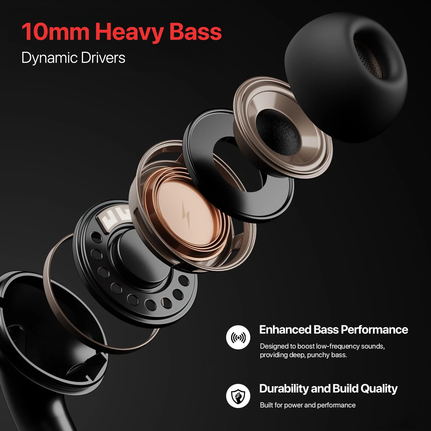 Vaku Luxos ® NEXA True Wireless Earbuds with Smart Touch Controls - Image 10