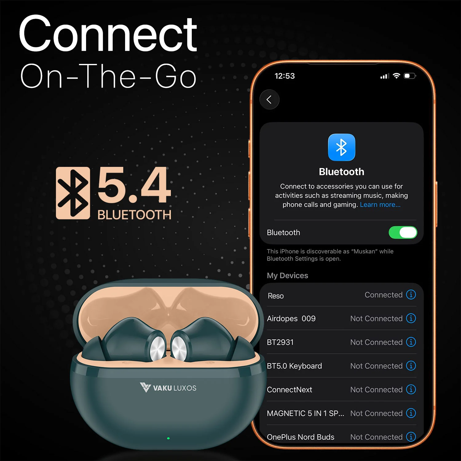 Vaku Luxos ® RESO True Wireless Earbuds - Image 11