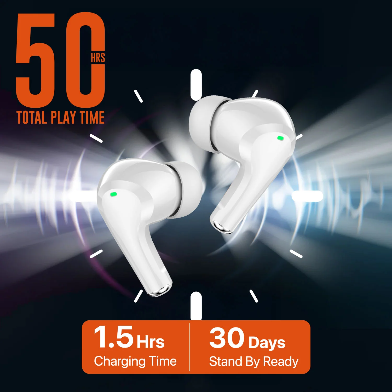 Vaku Luxos ® True Wireless Earbuds with Smart Touch Controls - Image 12
