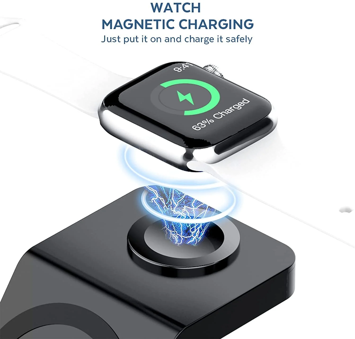 Vaku Luxos ® TRINITY 23W 3IN1 Wireless Charger - Image 10