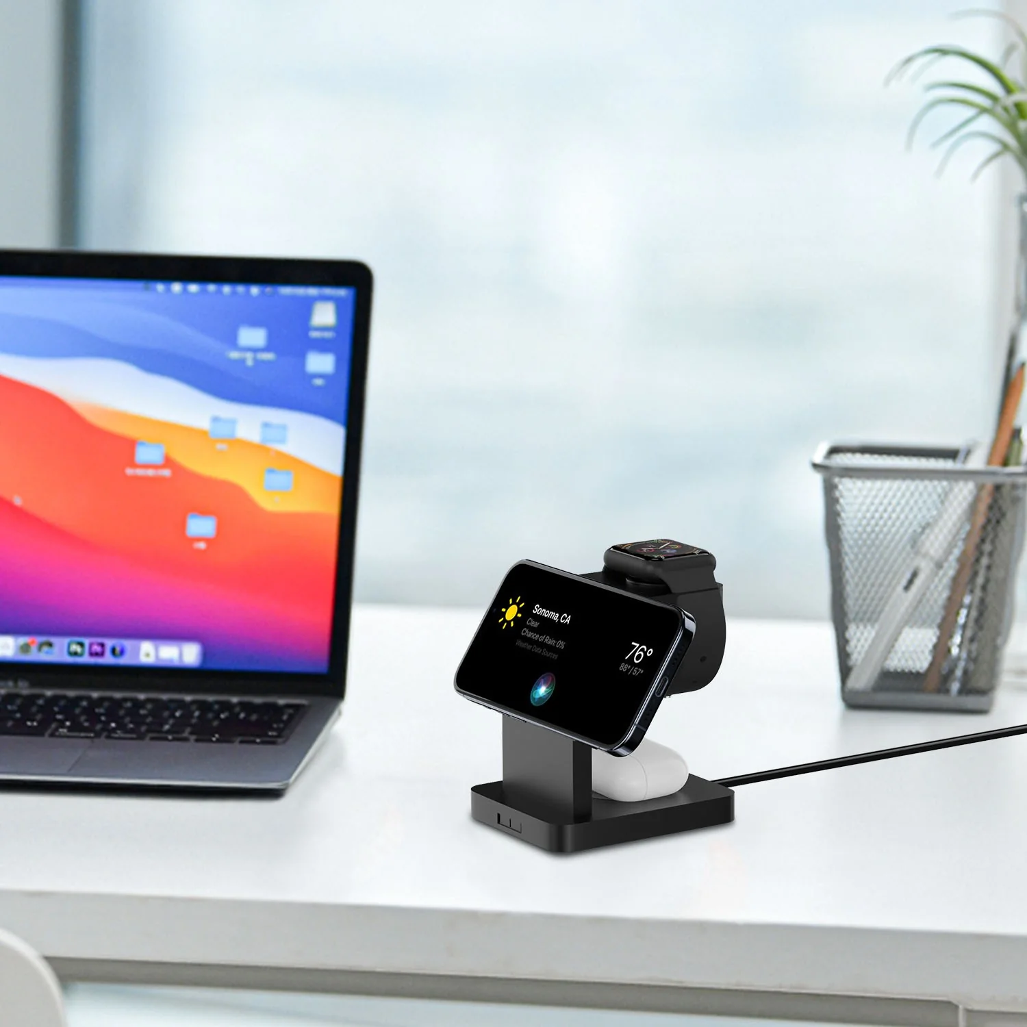 Vaku Luxos ® TRINITY 23W 3IN1 Wireless Charger - Image 12