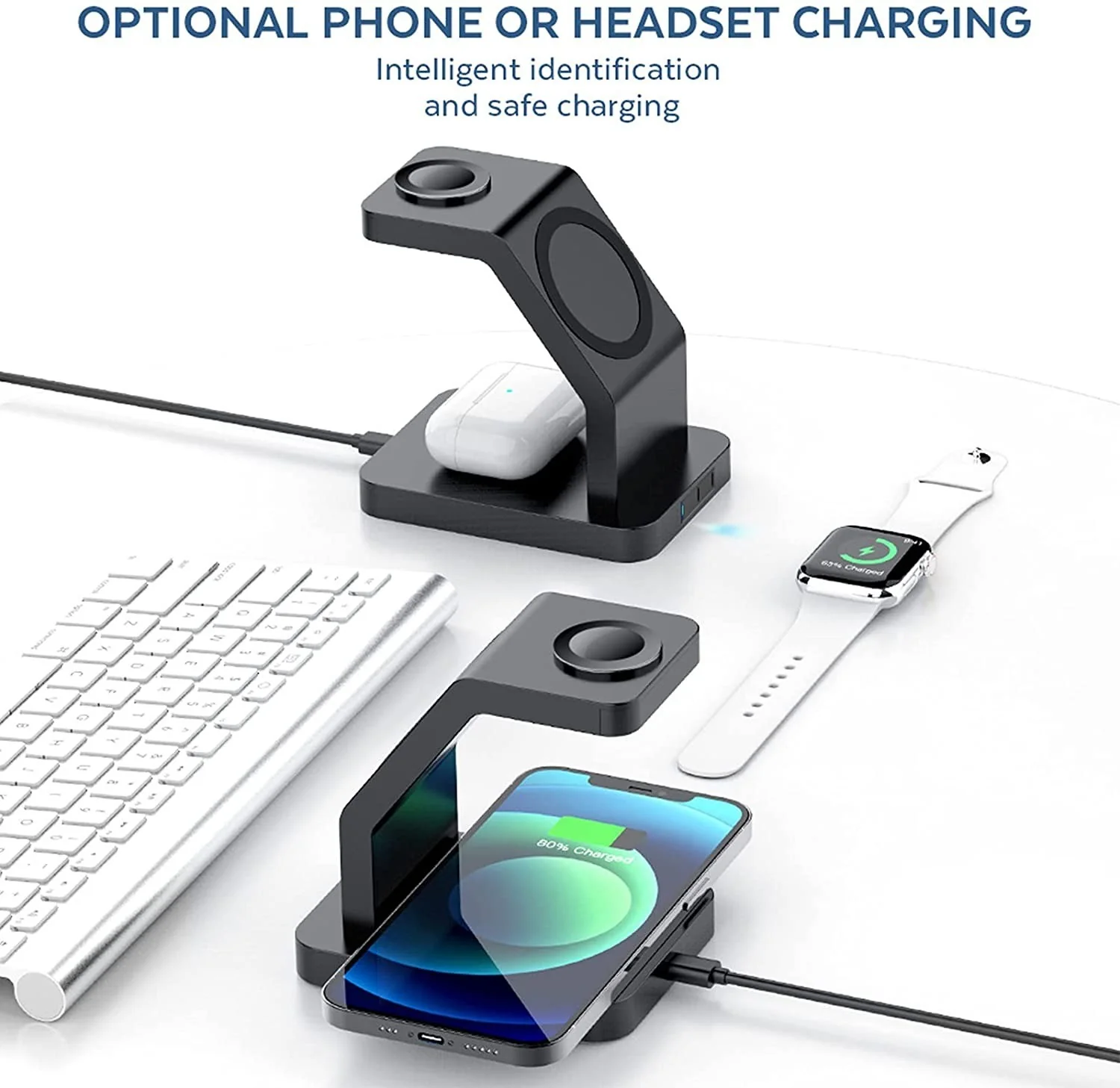 Vaku Luxos ® TRINITY 23W 3IN1 Wireless Charger - Image 5