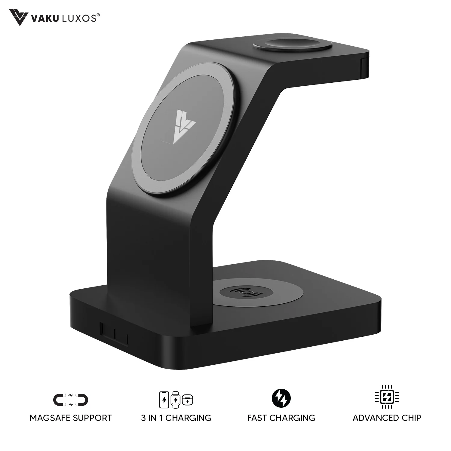 Vaku Luxos ® TRINITY 23W 3IN1 Wireless Charger - Image 7