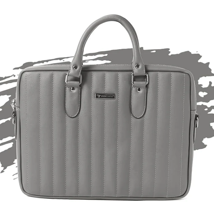Vaku Luxos ® Venesa 14 inch Laptop Bag Premium PU Leather Laptop Sleeve Messenger Bag