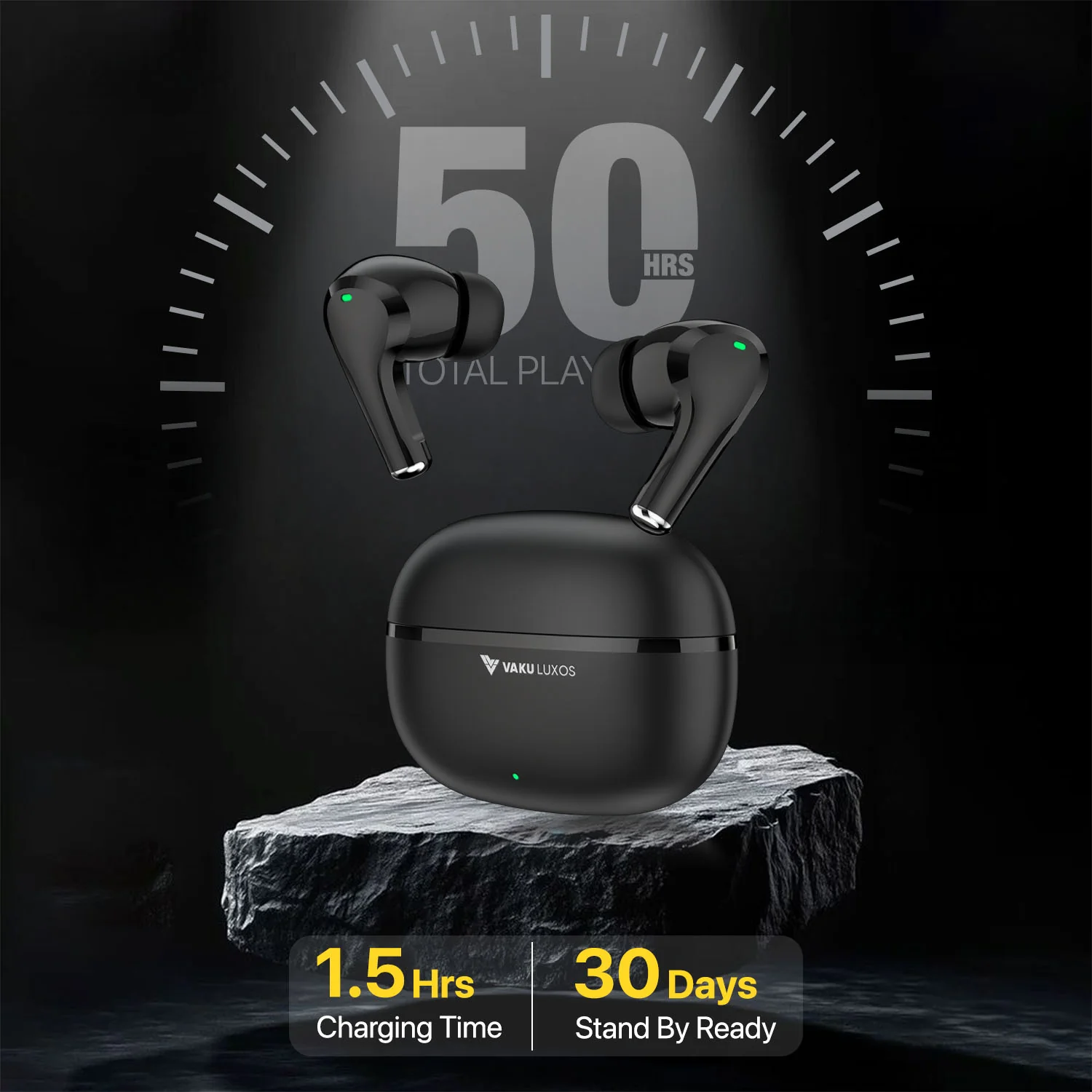 Vaku Luxos ® VEO True Wireless Earbuds with Deep Bass - Image 4