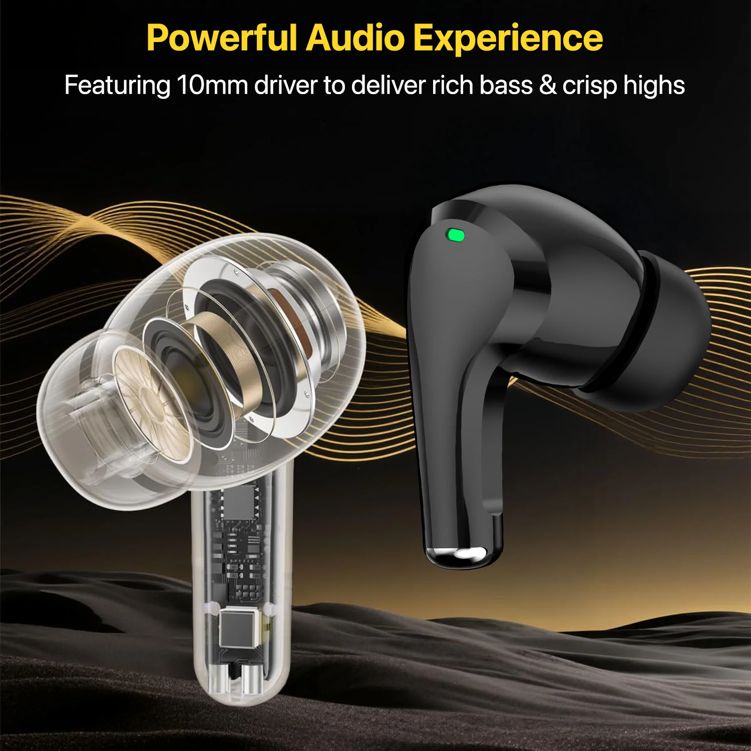 Vaku Luxos ® VEO True Wireless Earbuds with Deep Bass - Image 8