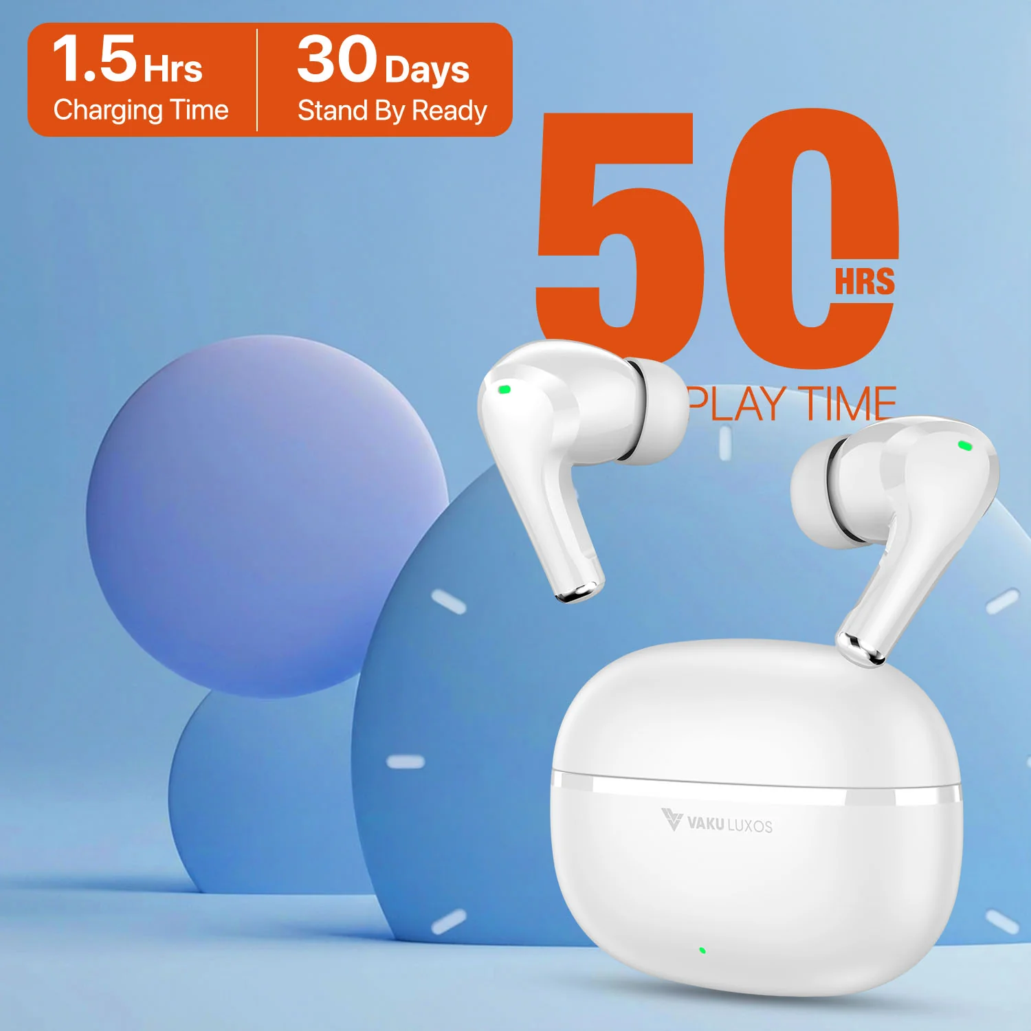 Vaku Luxos ® VEO True Wireless Earbuds with Deep Bass - Image 9