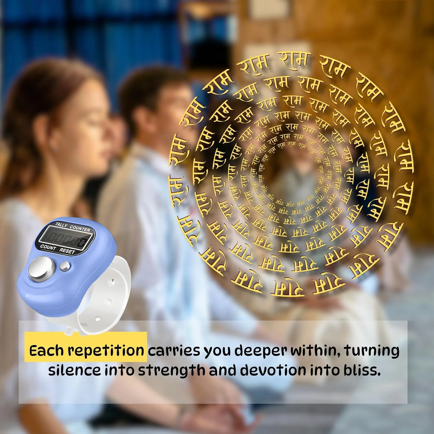 Vaku ® Mini Tally Counter Ring Compact Manual Click Counter - Image 11