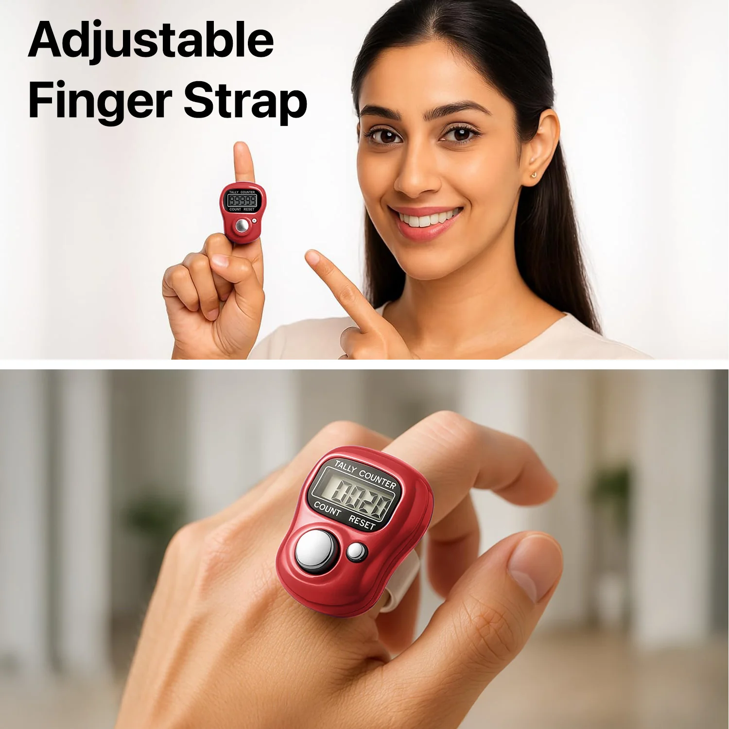 Vaku ® Mini Tally Counter Ring Compact Manual Click Counter - Image 8