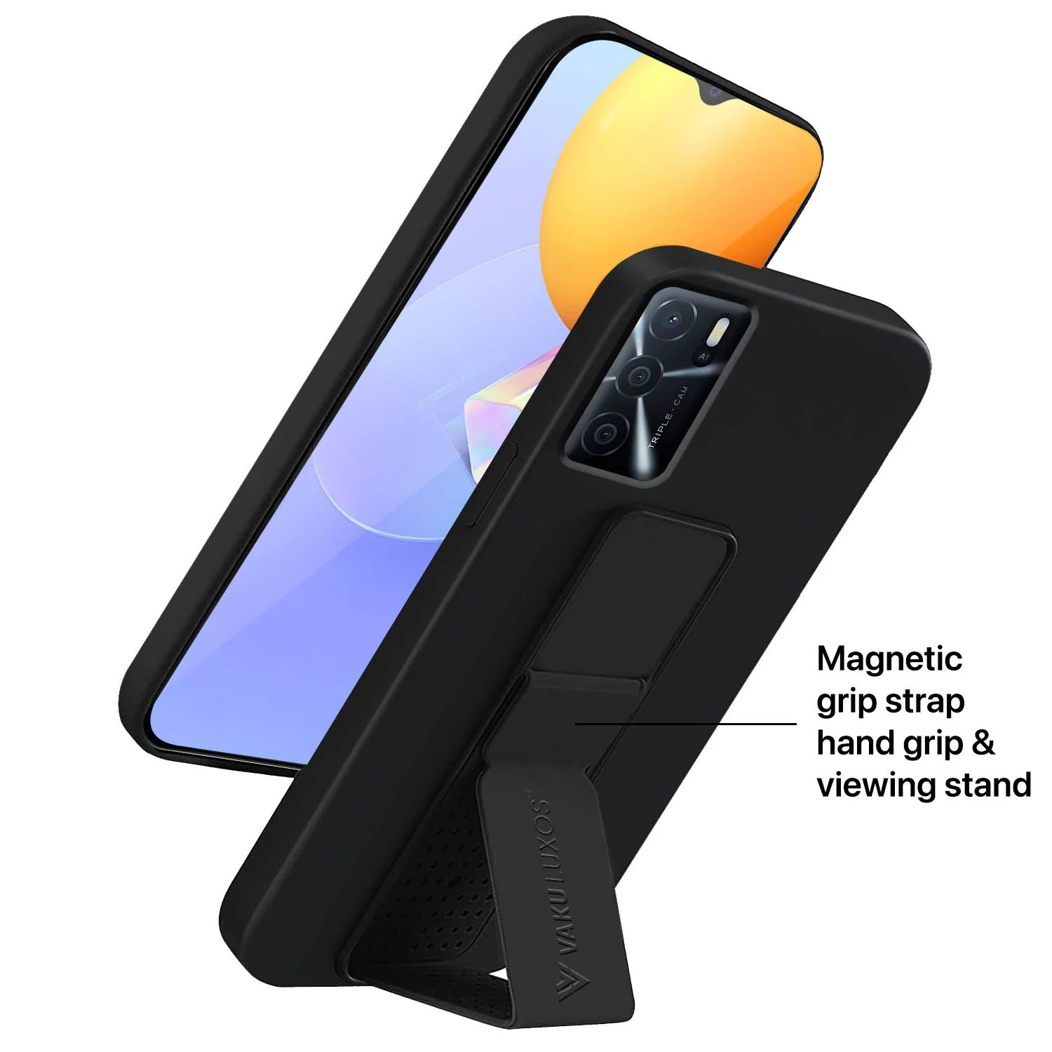 Vaku ® Oppo A16 Harbor Grip Multi-Functional TPU Back Cover - Image 10