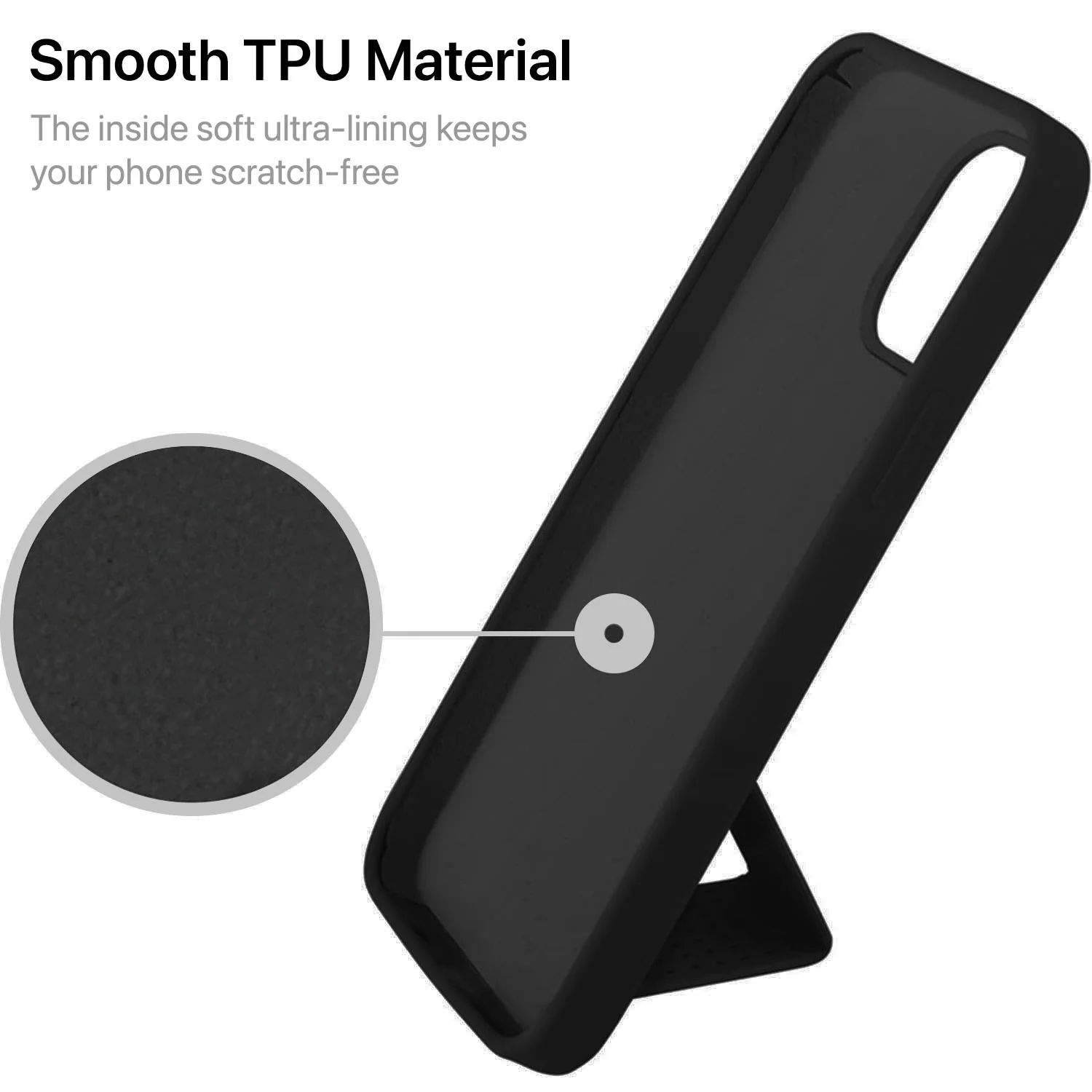 Vaku ® Oppo A76 / A96 Harbor Grip Multi-Functional TPU Back Cover - Image 8