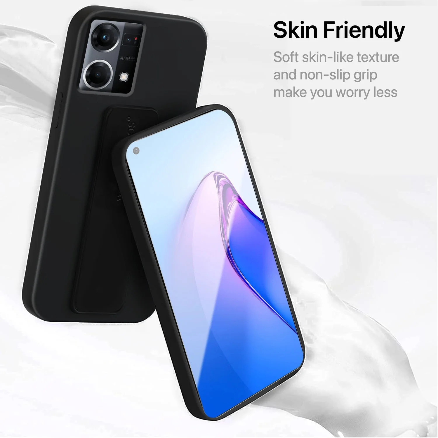 Vaku ® Oppo F21 Pro Harbor Grip Multi-Functional TPU Back Cover - Image 11