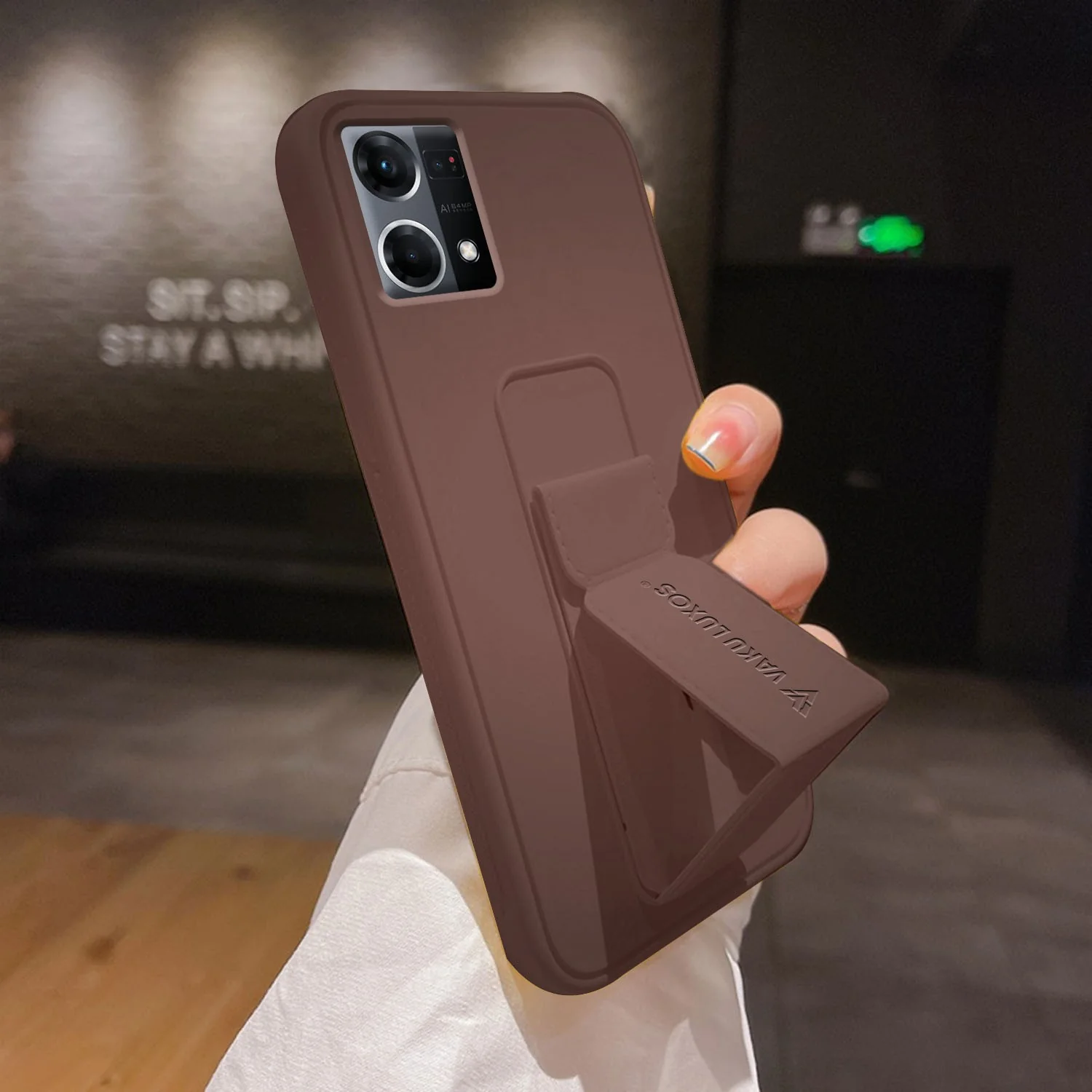 Vaku ® Oppo F21 Pro Harbor Grip Multi-Functional TPU Back Cover - Image 8