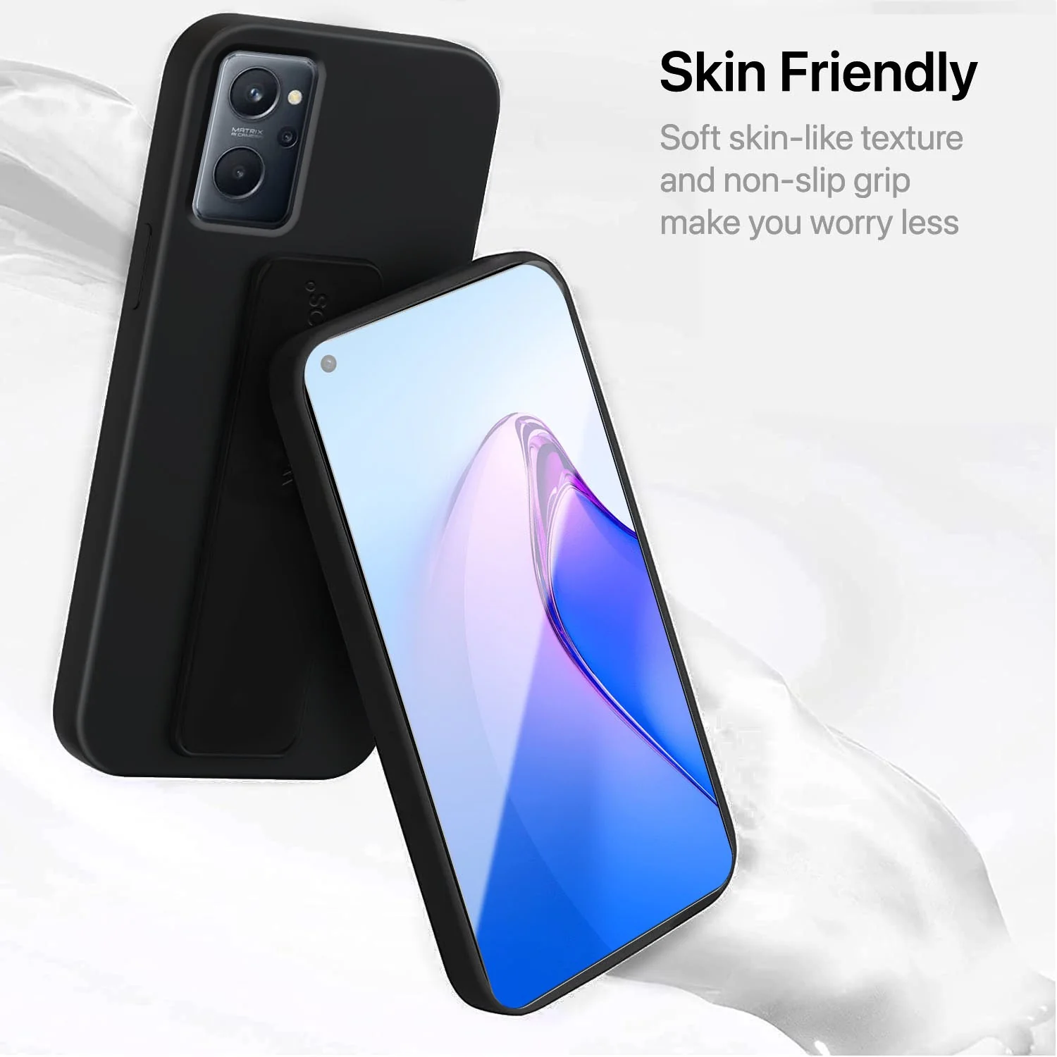 Vaku ® Oppo K10 Harbor Grip Multi-Functional TPU Back Cover - Image 10