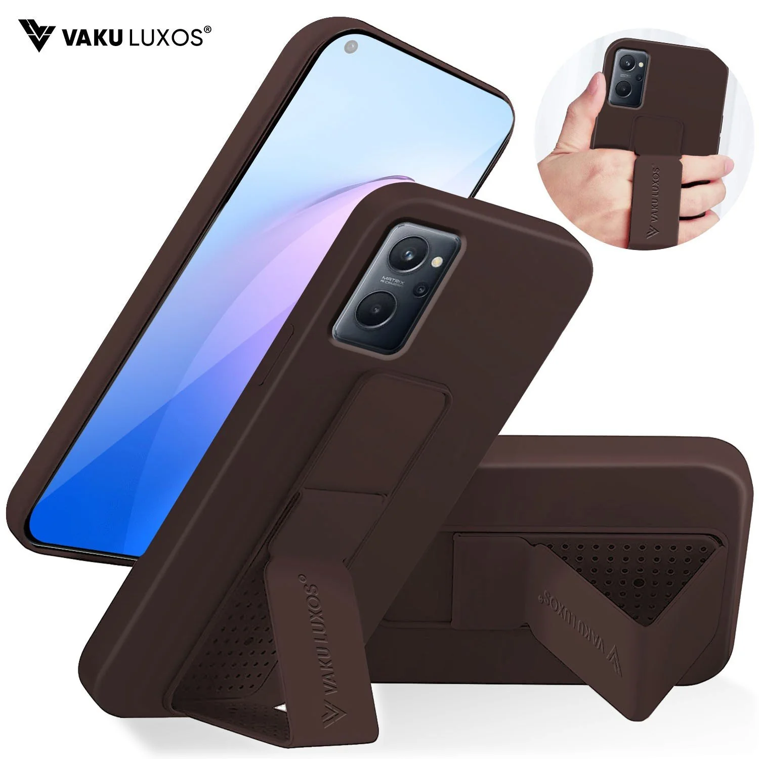 Vaku ® Oppo K10 Harbor Grip Multi-Functional TPU Back Cover - Image 3