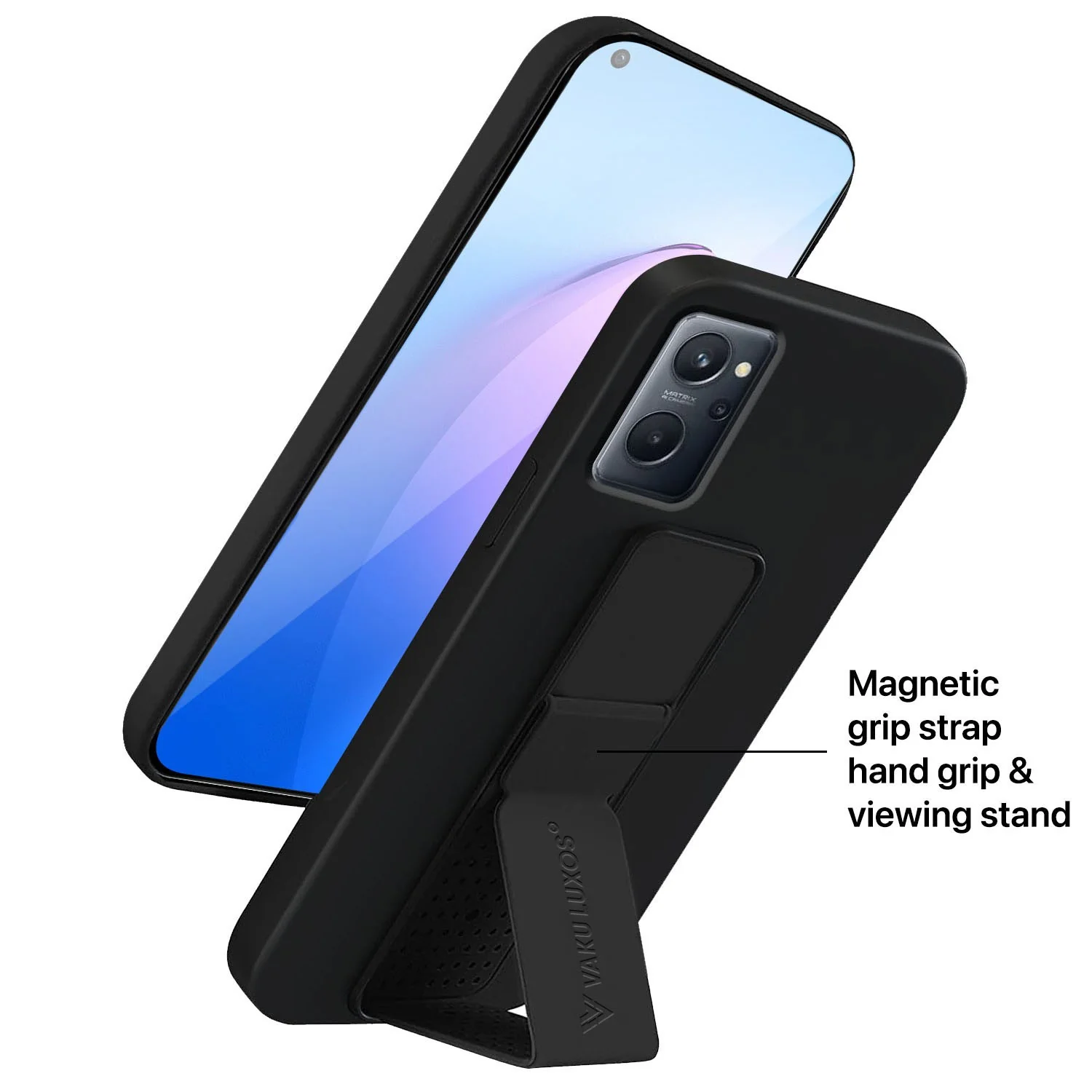 Vaku ® Oppo K10 Harbor Grip Multi-Functional TPU Back Cover - Image 9