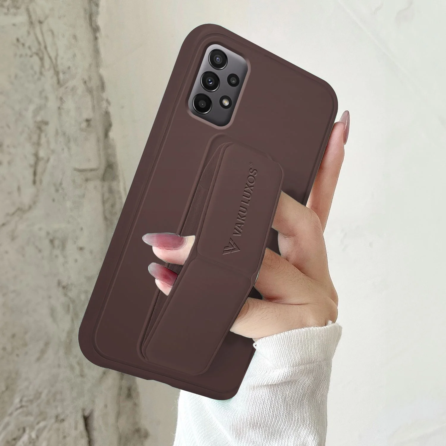 Vaku ® Samsung Galaxy A23 Harbor Grip Multi-Functional TPU Back Cover - Image 5