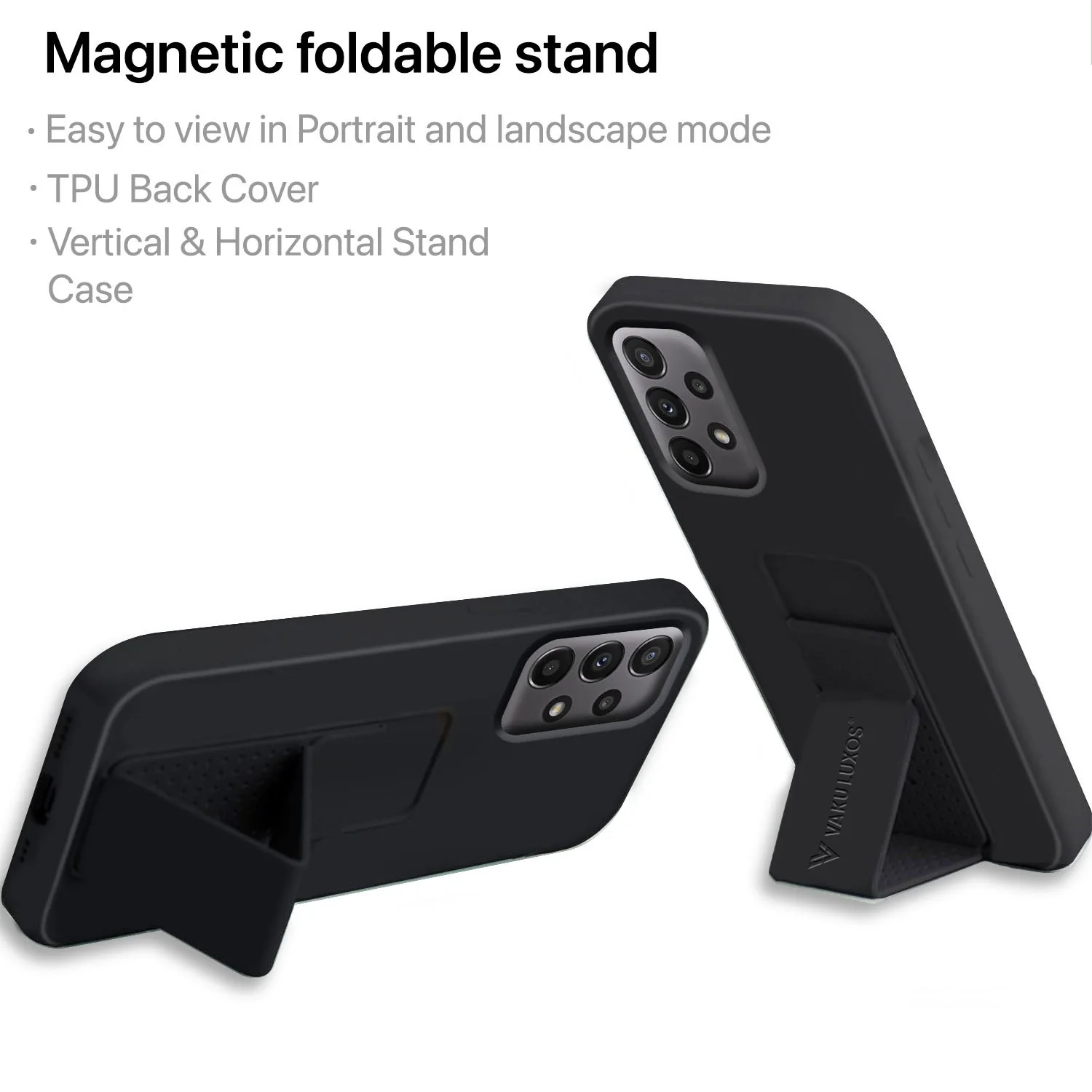 Vaku ® Samsung Galaxy A23 Harbor Grip Multi-Functional TPU Back Cover - Image 6