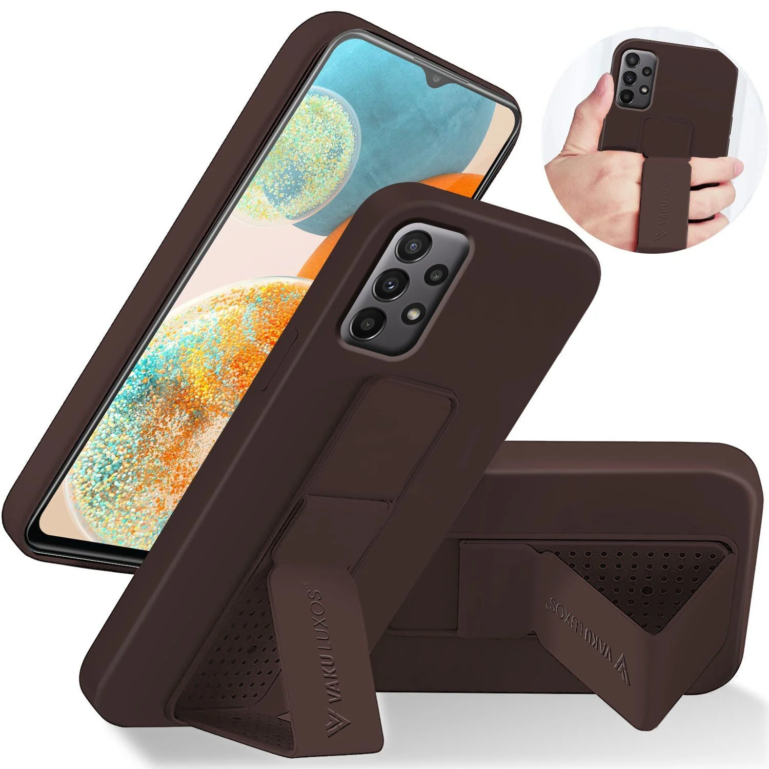 Vaku ® Samsung Galaxy A53 Harbor Grip Multi-Functional TPU Back Cover - Image 3