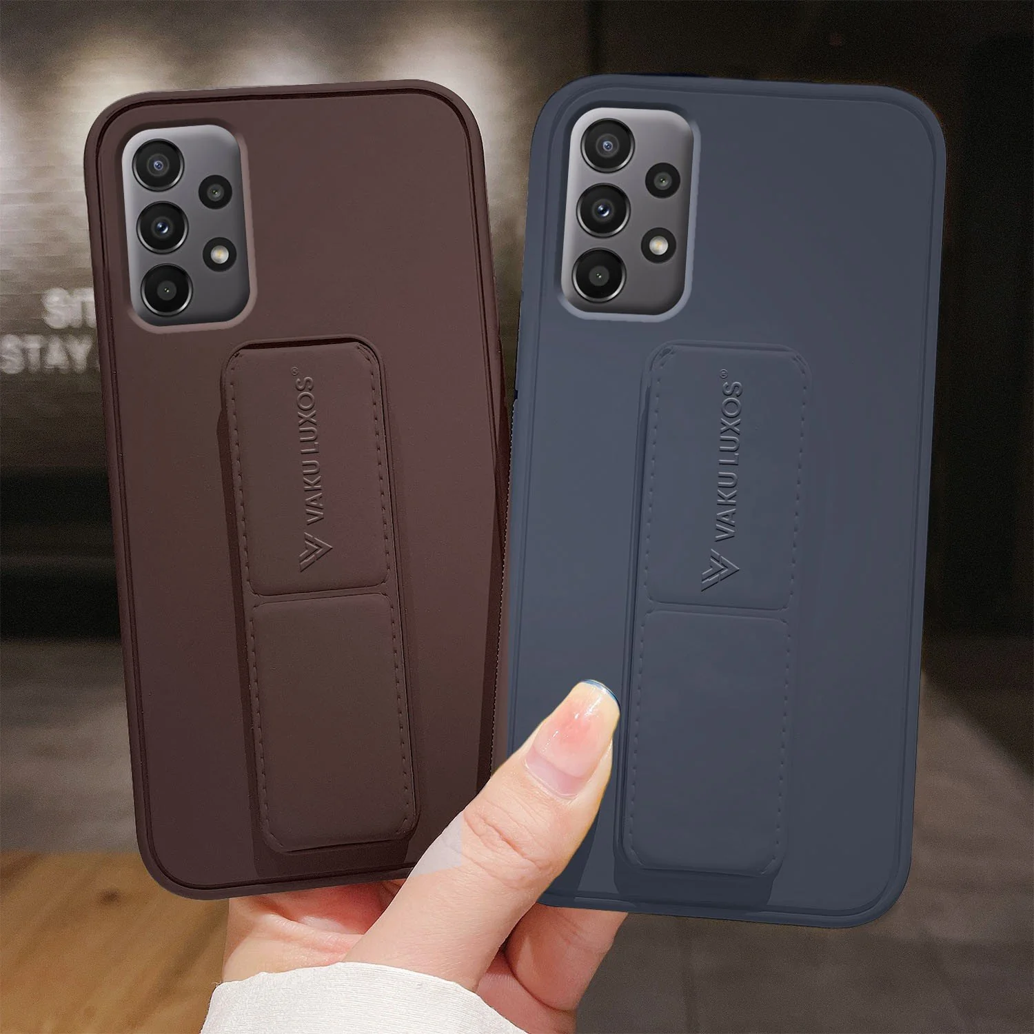 Vaku ® Samsung Galaxy A53 Harbor Grip Multi-Functional TPU Back Cover - Image 5
