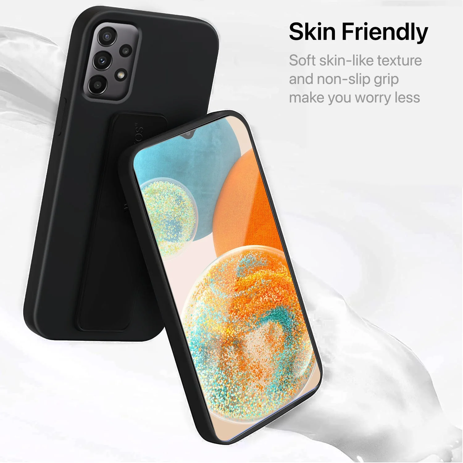Vaku ® Samsung Galaxy A73 5G Harbor Grip Multi-Functional TPU Back Cover - Image 6