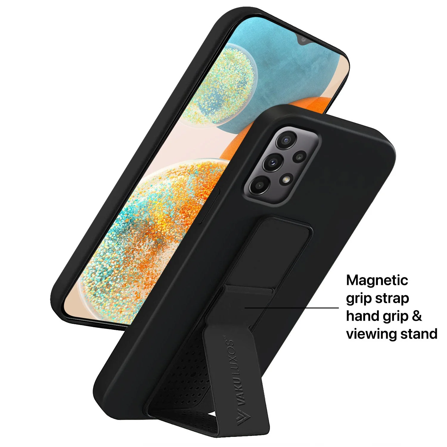 Vaku ® Samsung Galaxy A73 5G Harbor Grip Multi-Functional TPU Back Cover - Image 7