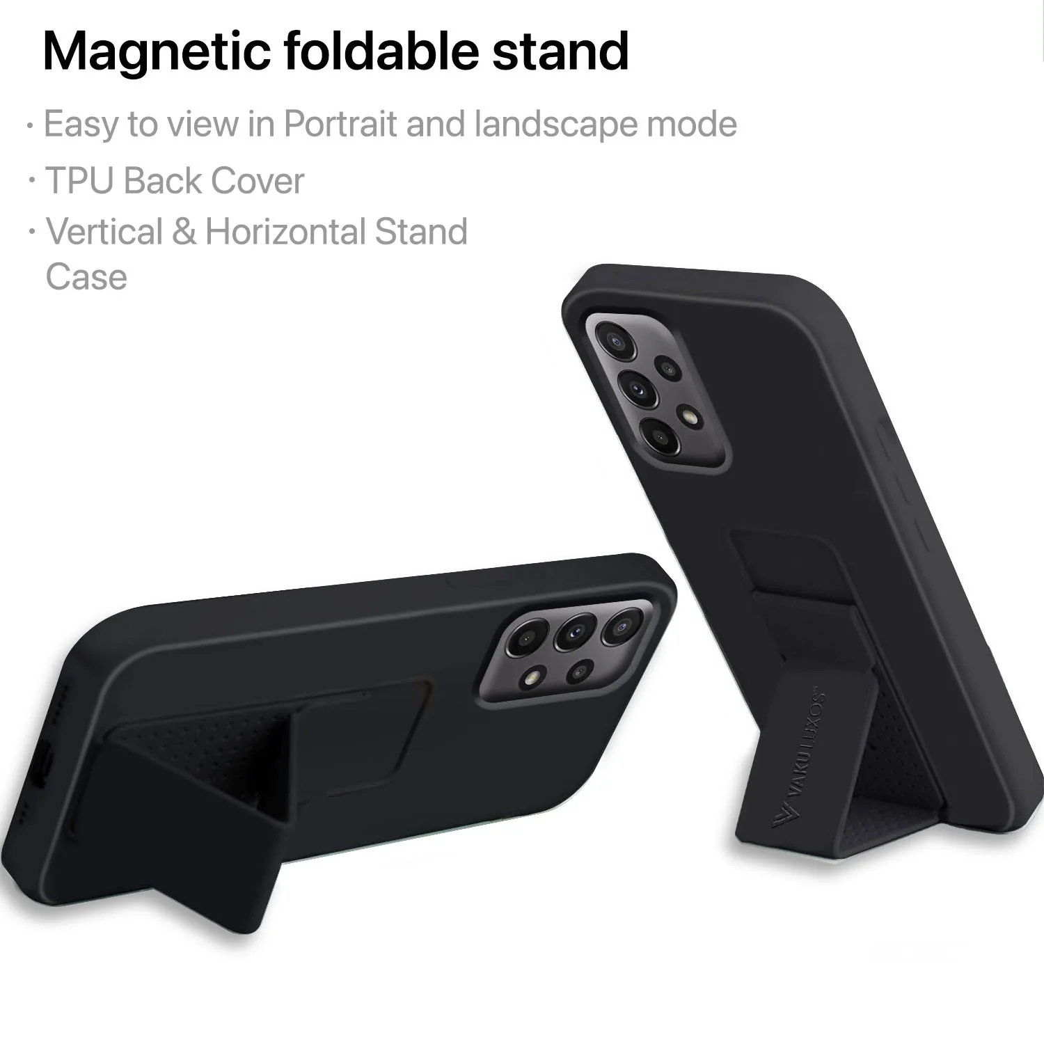 Vaku ® Samsung Galaxy A73 5G Harbor Grip Multi-Functional TPU Back Cover - Image 9