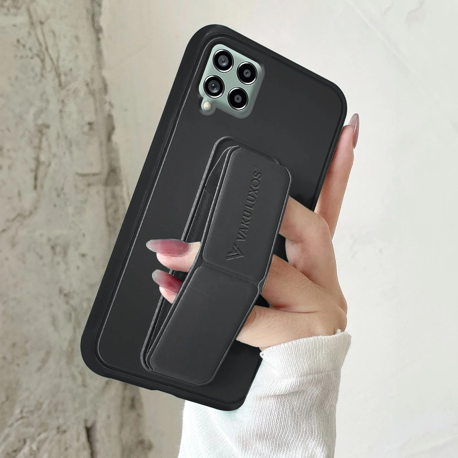 Vaku ® Samsung Galaxy M53 5G  Harbor Grip Multi-Functional TPU Back Cover - Image 5
