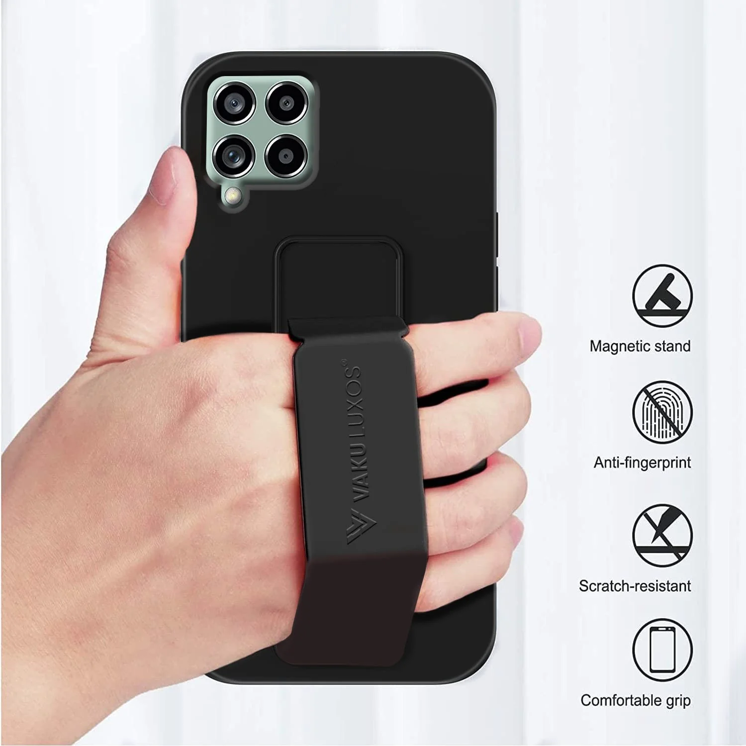 Vaku ® Samsung Galaxy M53 5G  Harbor Grip Multi-Functional TPU Back Cover - Image 7