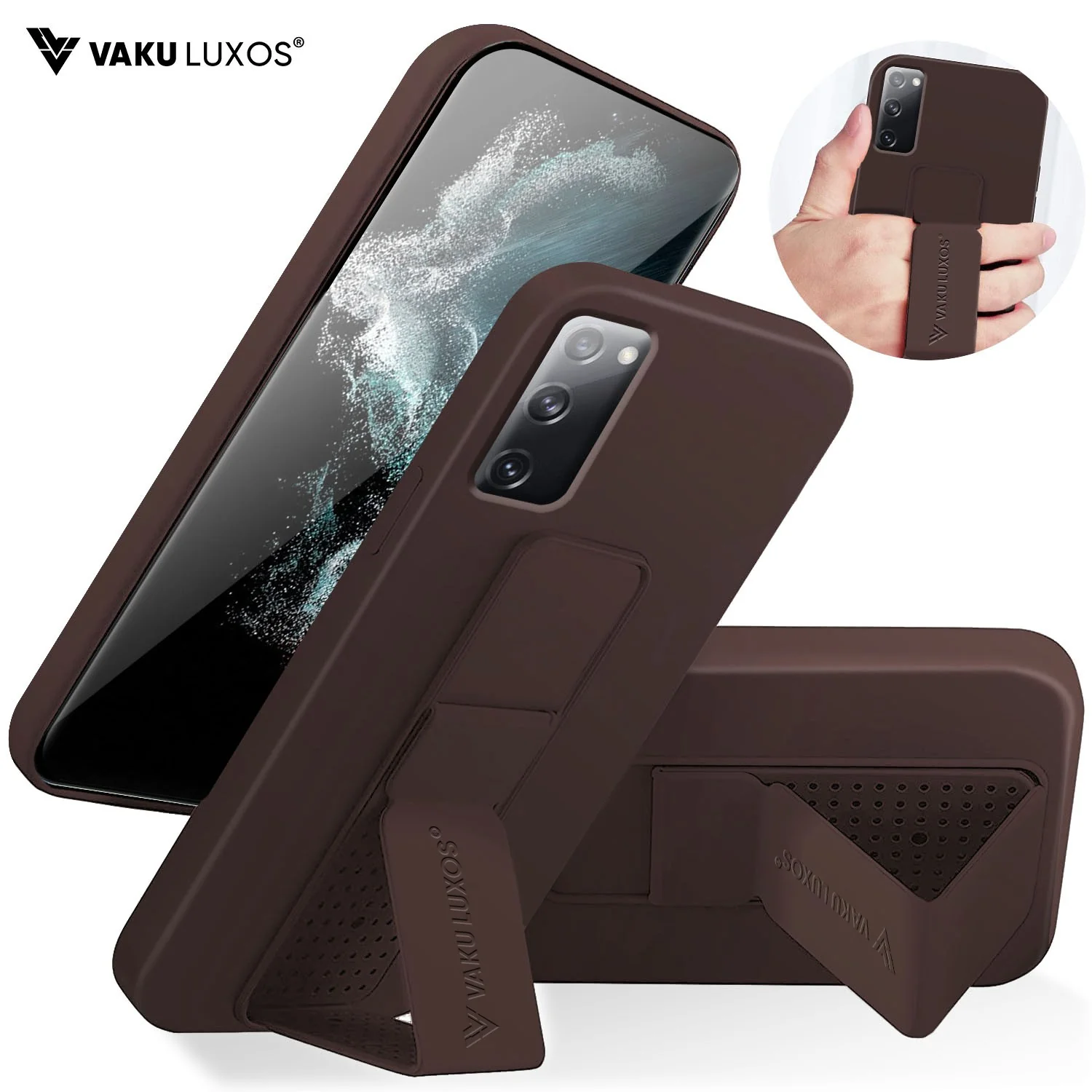 Vaku ® Samsung Galaxy S20 FE  Harbor Grip Multi-Functional TPU Back Cover - Image 3