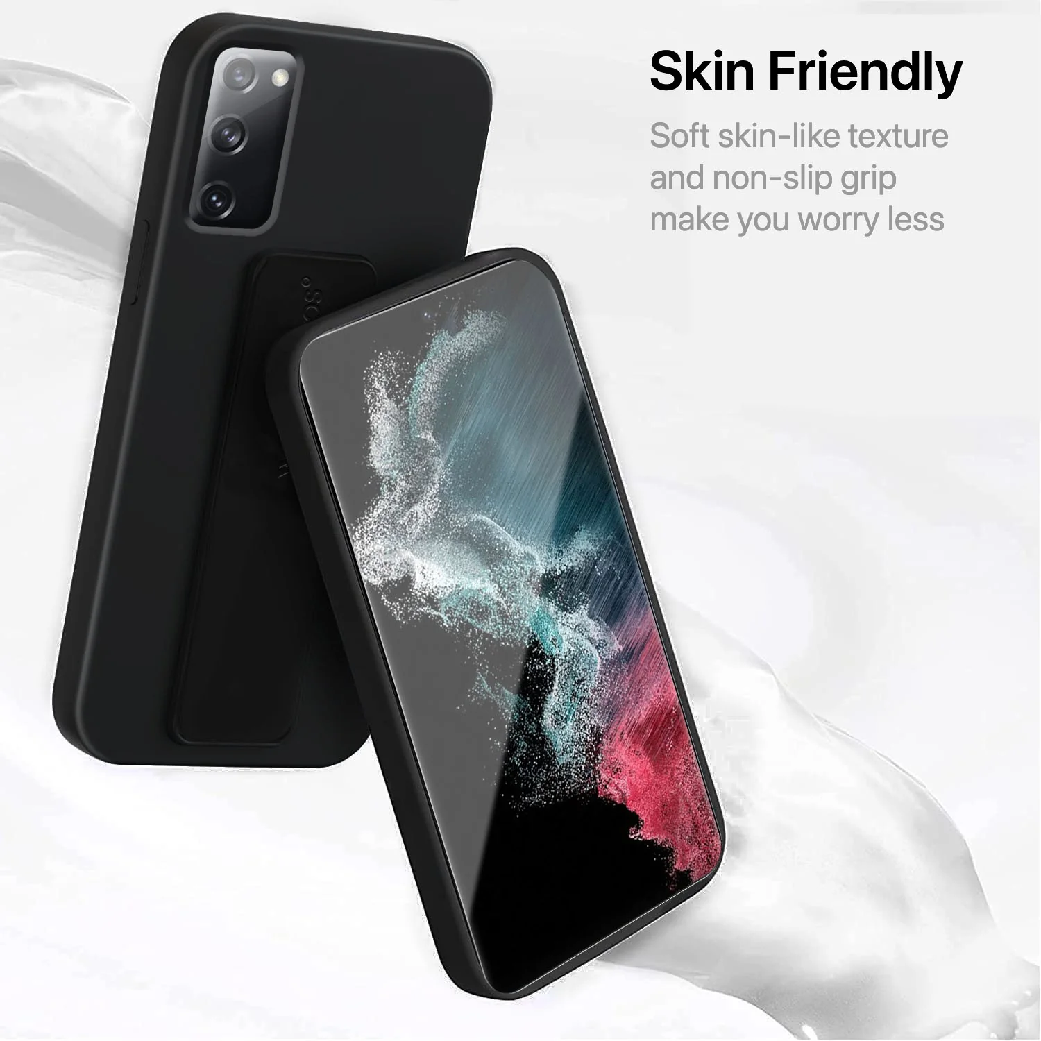 Vaku ® Samsung Galaxy S20 FE  Harbor Grip Multi-Functional TPU Back Cover - Image 6